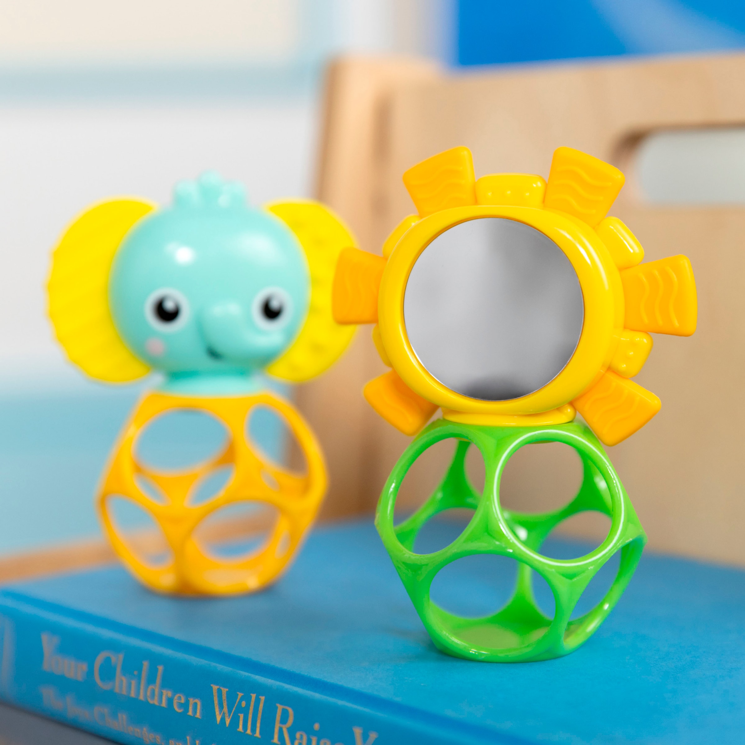 Bright Starts Jouet de préhension »Soother Pals Easy-Grasp Teether Toys«