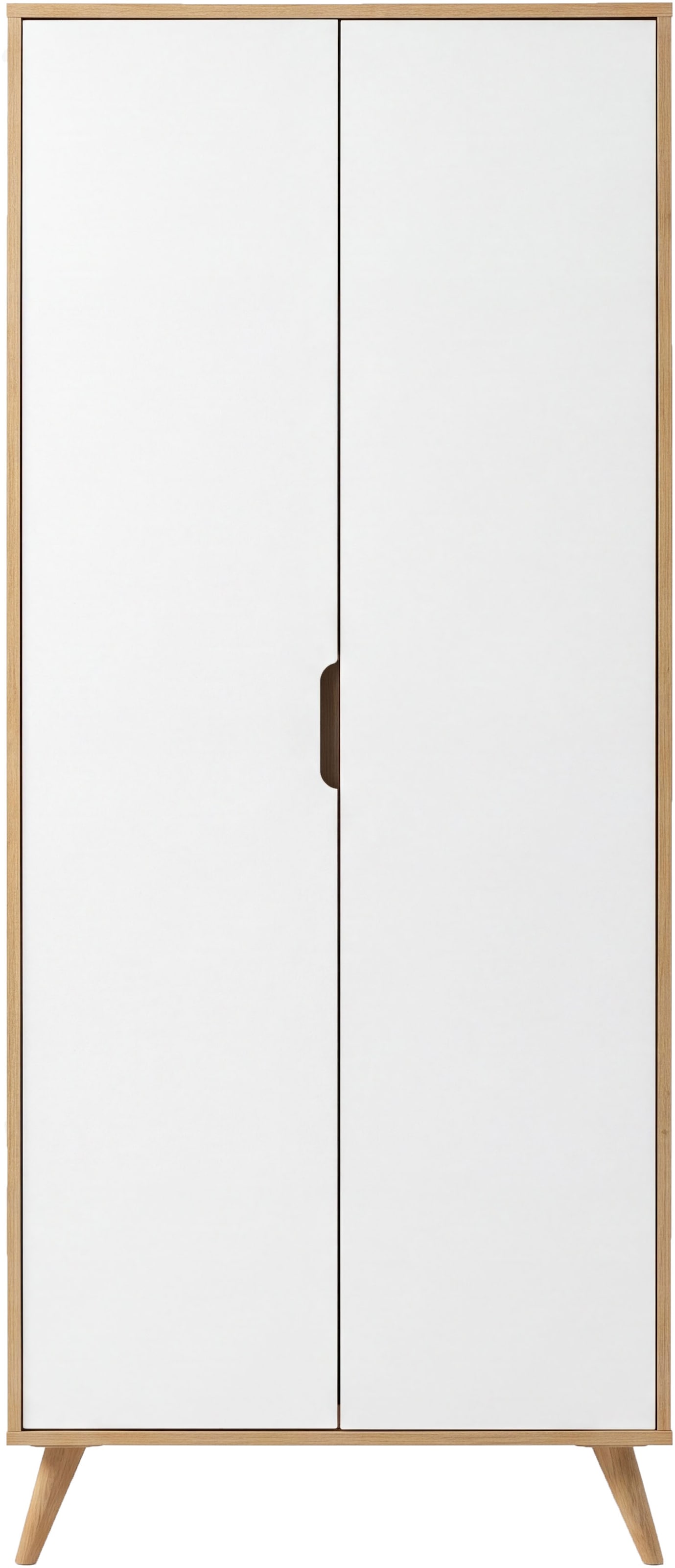 GOODproduct Kleiderschrank »TALVINNA, Schlafzimmerschrank,Garderobenschrank,Schrank,Dielenschrank« 2-türig, Breite 81cm, 1 Kleiderstange, 1 fester Boden