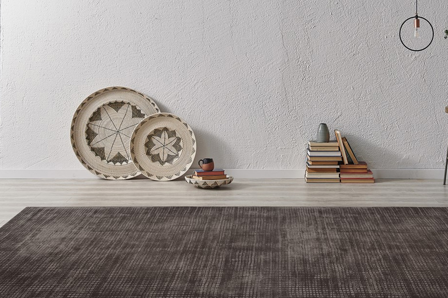Image of Padiro Teppich "Bridget 125" rechteckig 10 mm Höhe Kurzflor, Hoch-Tief-Struktur mit Vintage Look