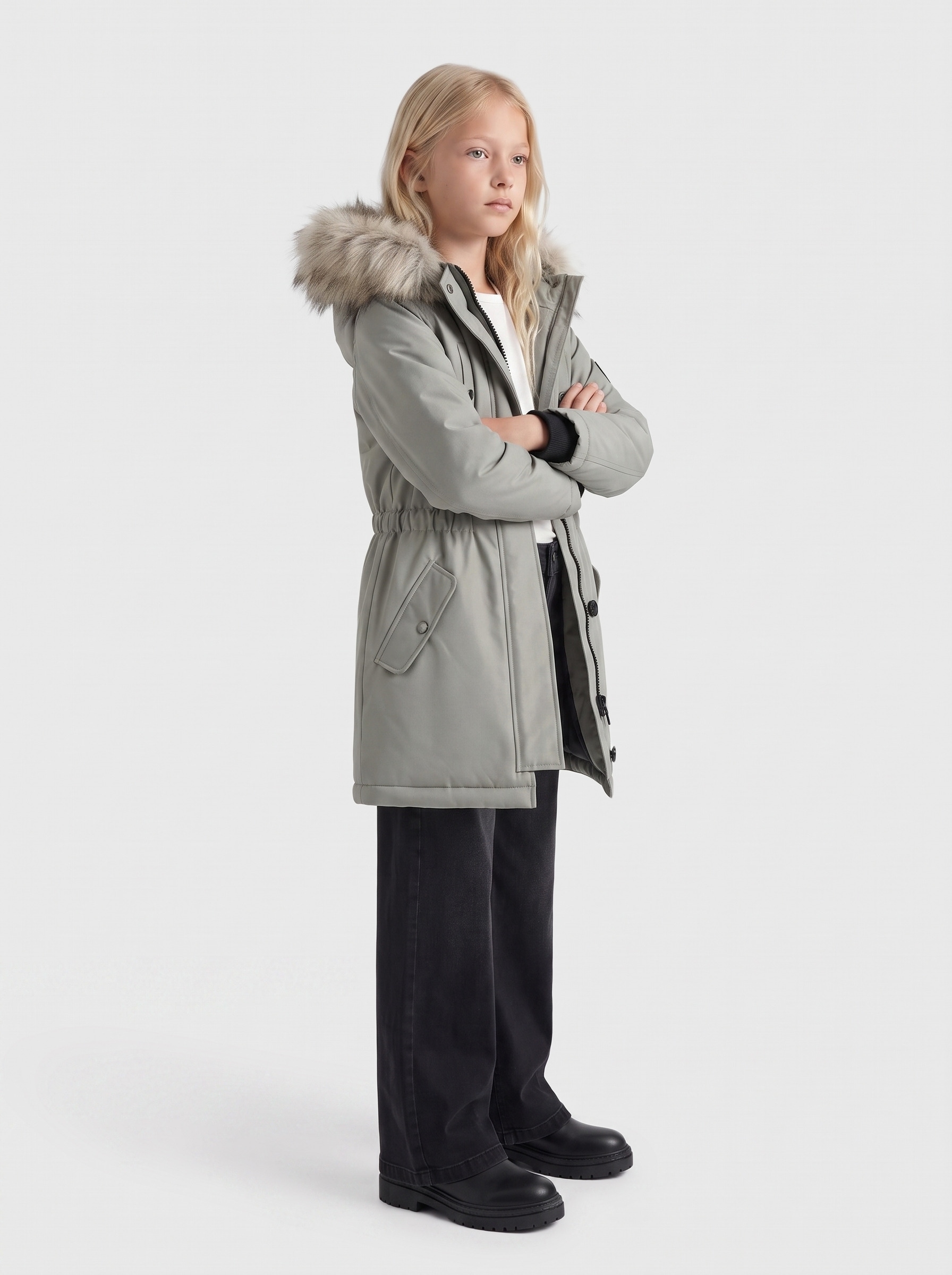 KIDS ONLY Parka »KOGIRIS FUR PARKA OTW NOOS« avec capuche fibre synthétique, coupe régulière