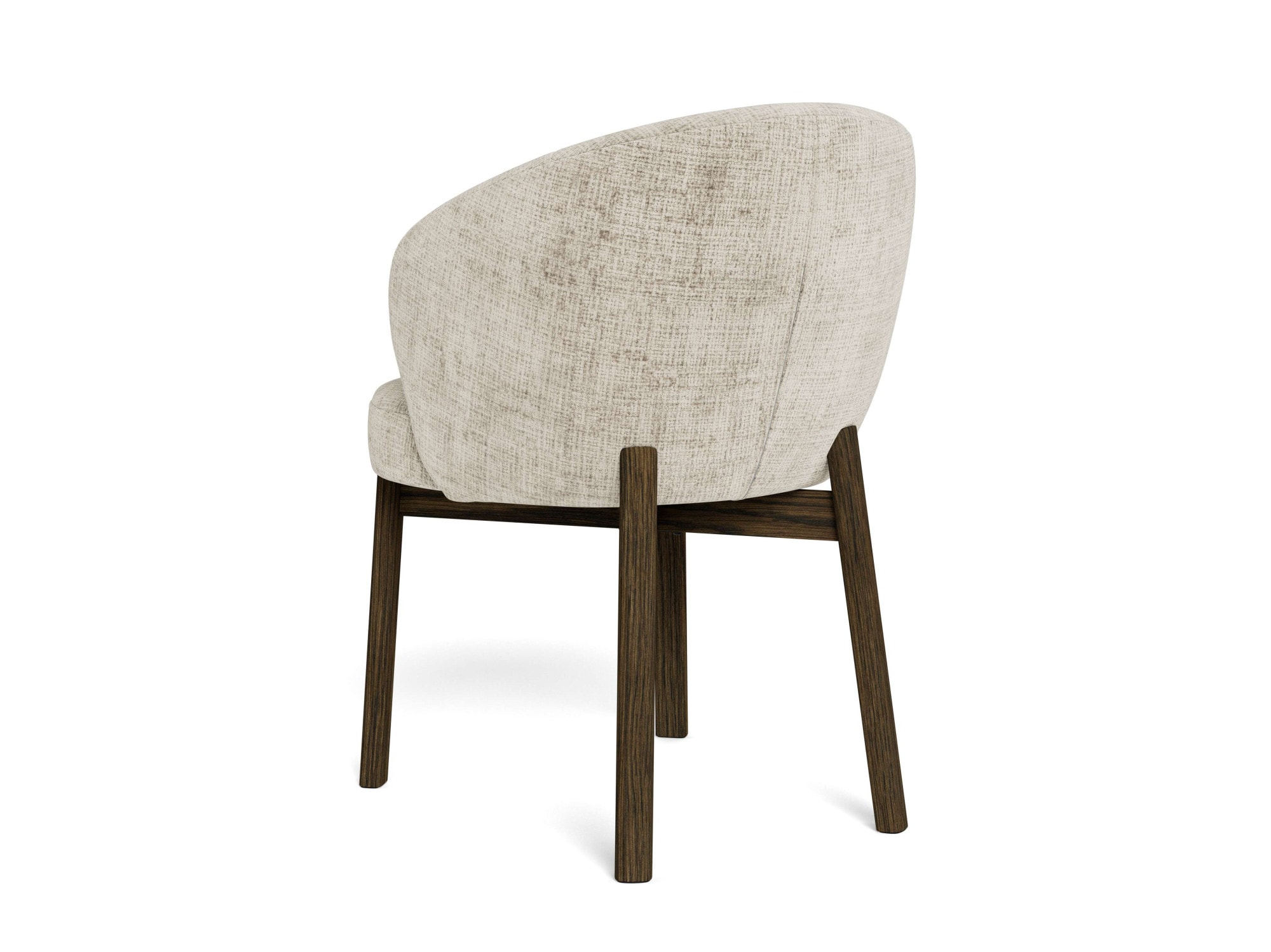 ACTONA GROUP Chaise de salle à manger »Polsterstuhl« (Ensemble) 2 cuisChaise, tissu beige, accoudoirs, rembourrage, pieds ronds en chêne, FSC™