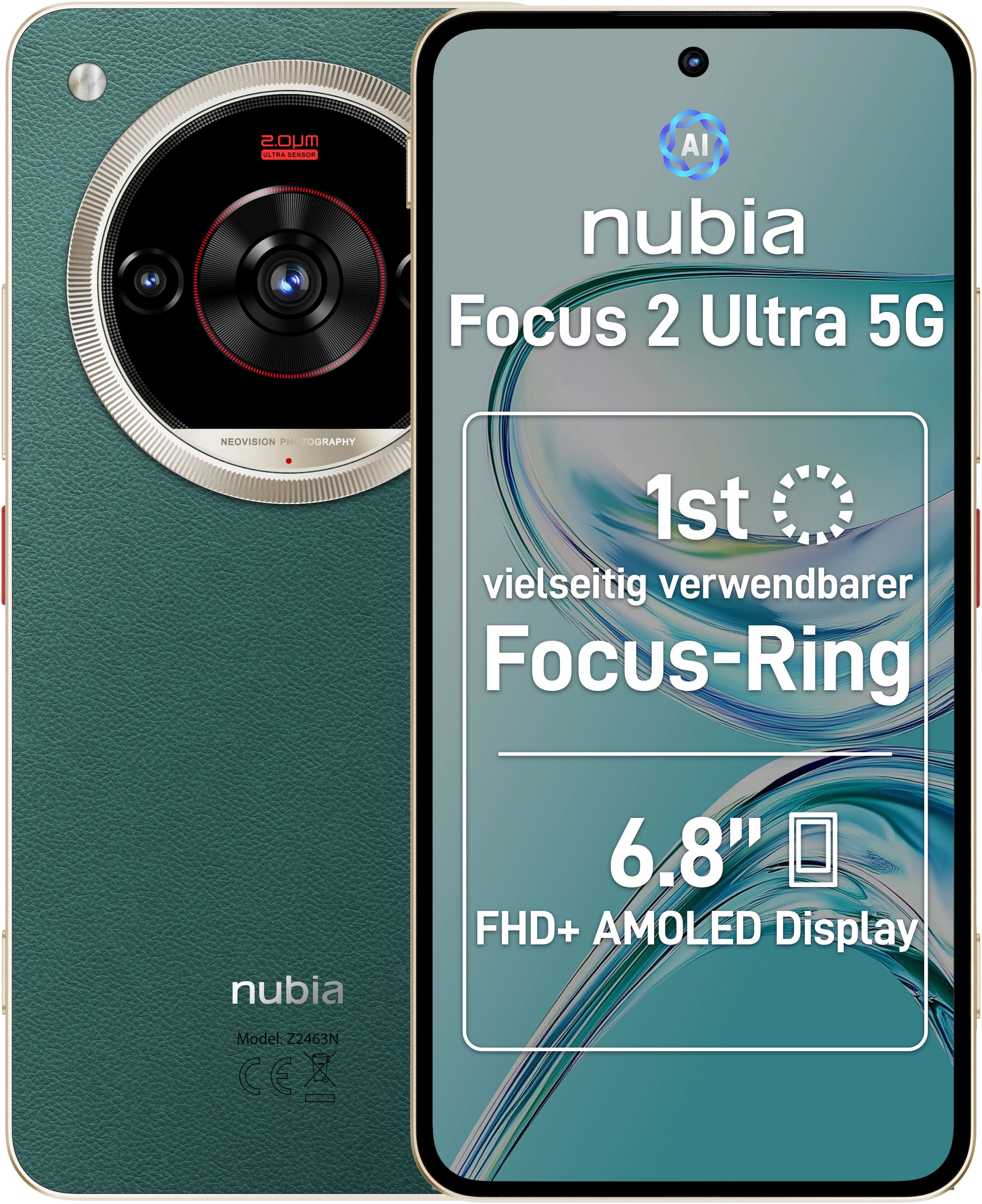 Image of Nubia Smartphone "nubia Focus 2 Ultra 5G" Forest Green