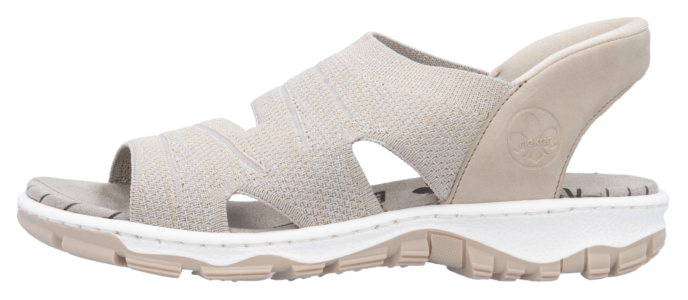 Rieker Sandale  Trekkingsandale, Outdoorsandale, Sommerschuh mit Elastik-Einschlupf