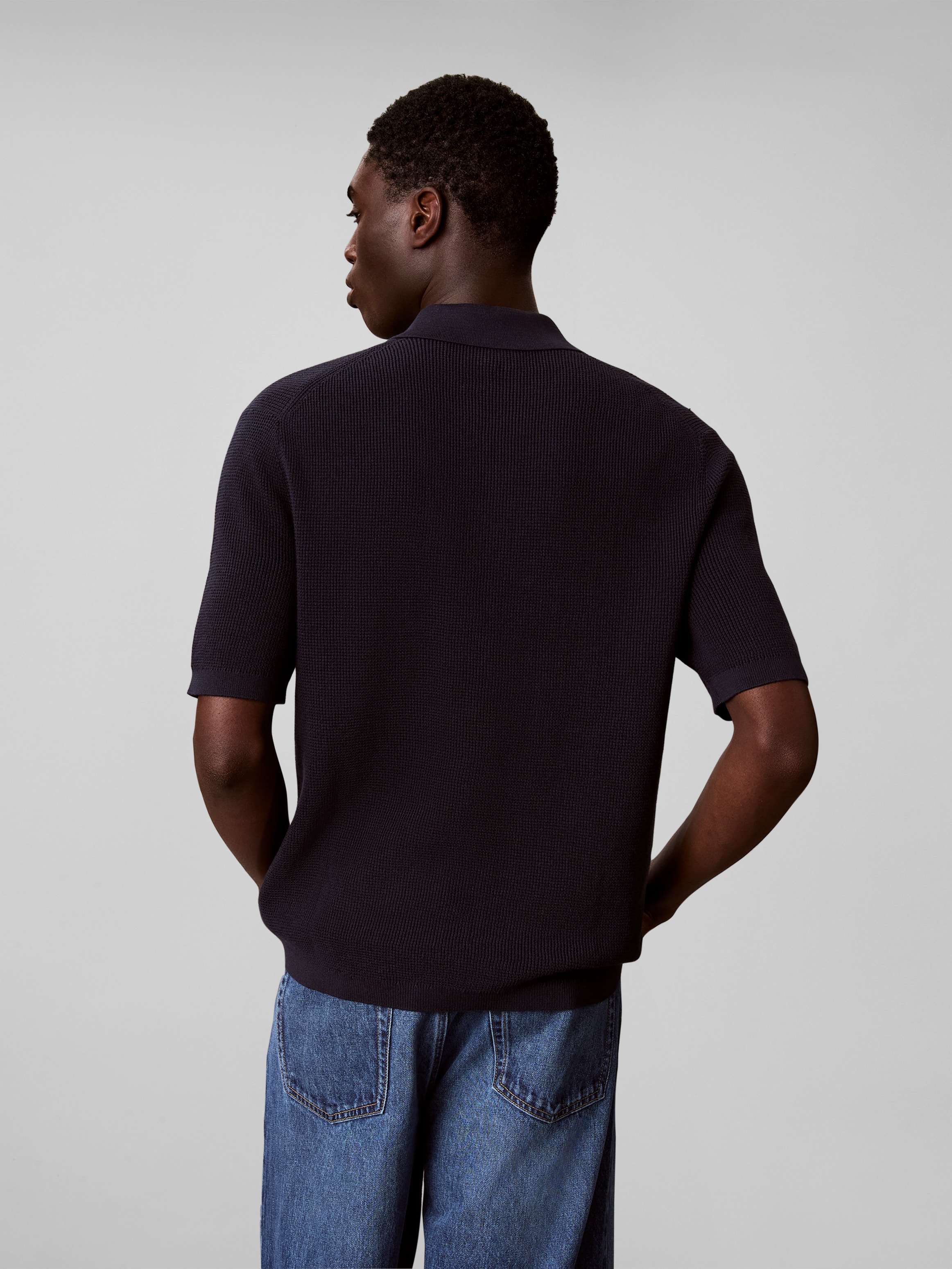 Calvin Klein Jeans Polokragenpullover Regular fit mit Polokragen