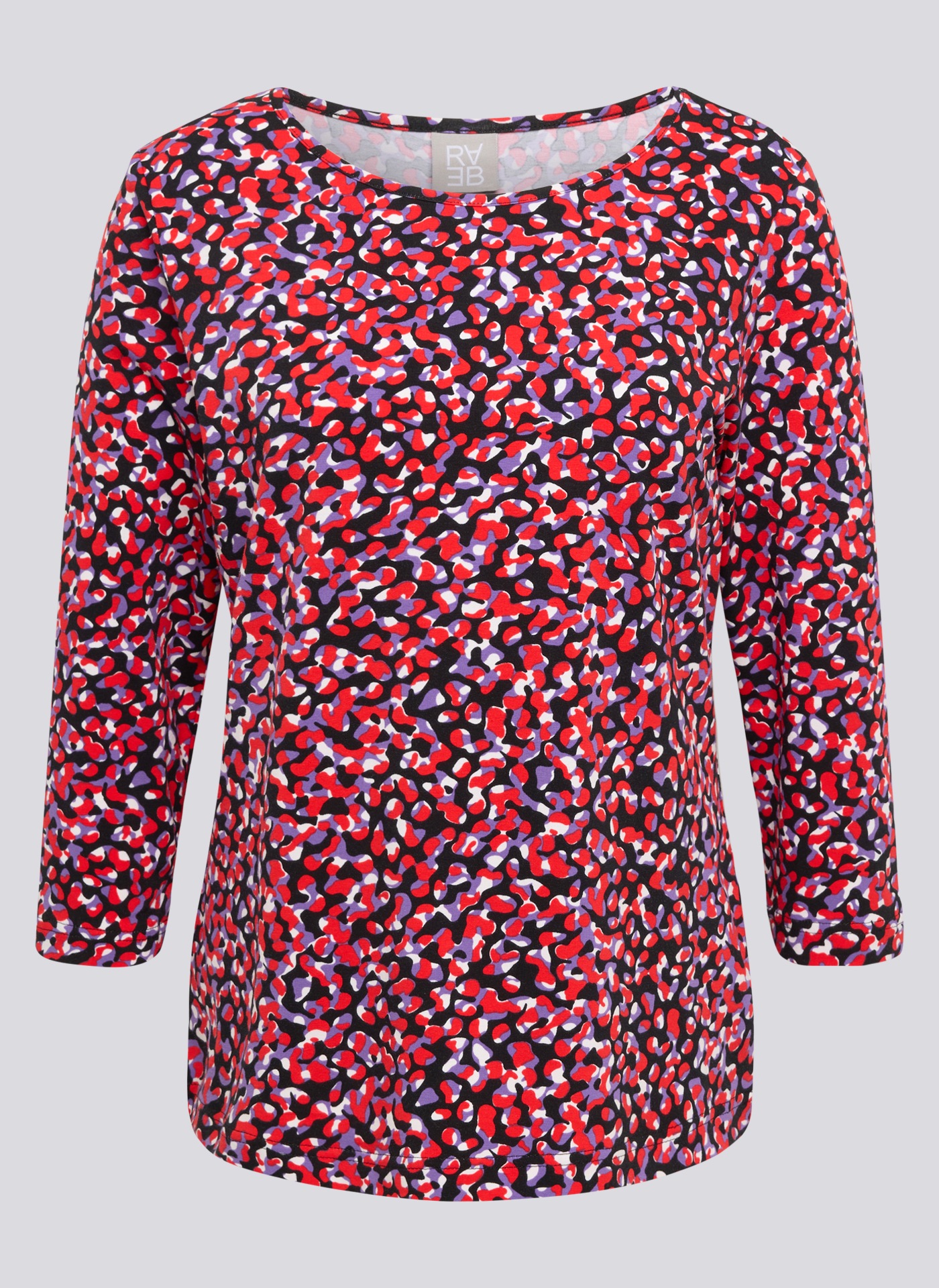Rabe T-shirt à manches 3/4 Sommershirt mit All-Over Print