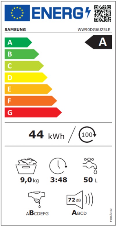 Samsung Waschmaschine »WW6000«, 1400 U/min U/min