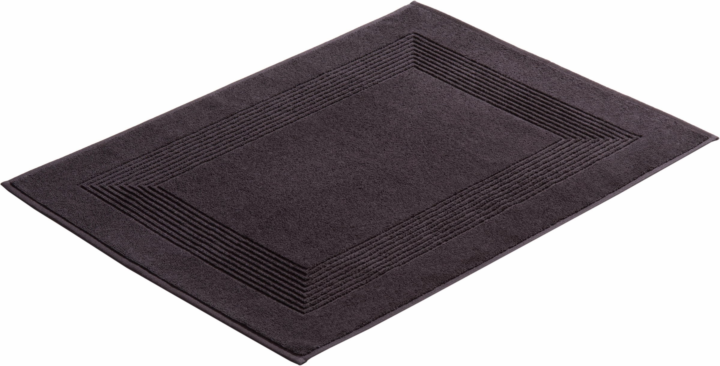 Image of Vossen Badematte "New Generation" Höhe 10 mm fussbodenheizungsgeeignet Badteppich, mit Bordüre, Hoch-Tief Effekt, reine supersoft Baumwolle
