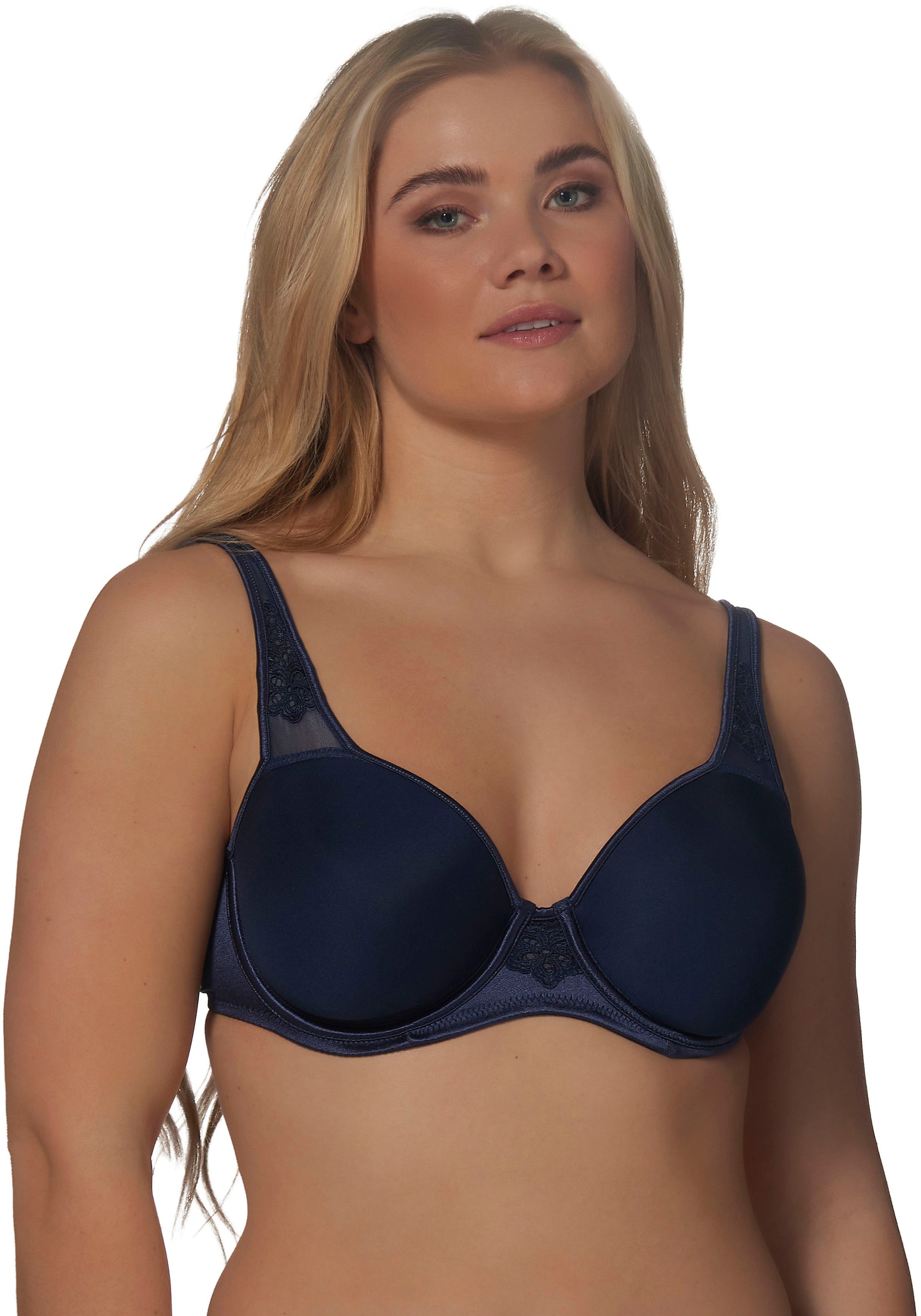 Image of Elbrina Bügel-BH "Spacer Bra" vorgeformte Cups, breite Träger, mit Bügel, mit Spitze, feminin