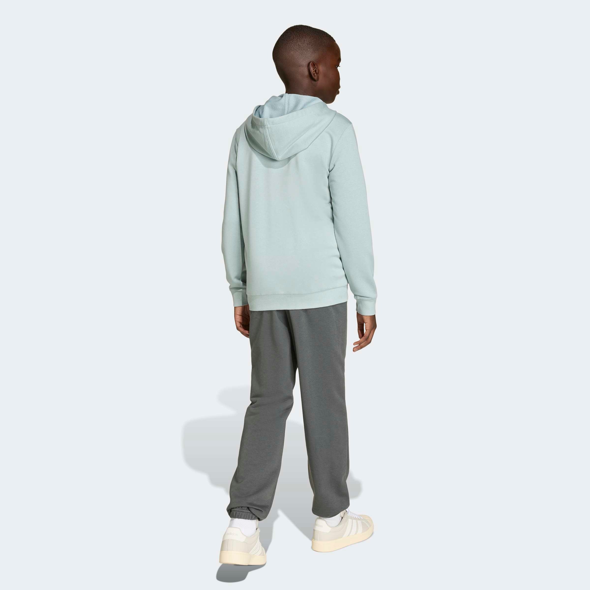adidas Sportswear Combinaison d'entraînement »ESSENTIALS KINDER« 2 pièces zweiteilig, aus Baumwolle und Polyester, weiches French Terry