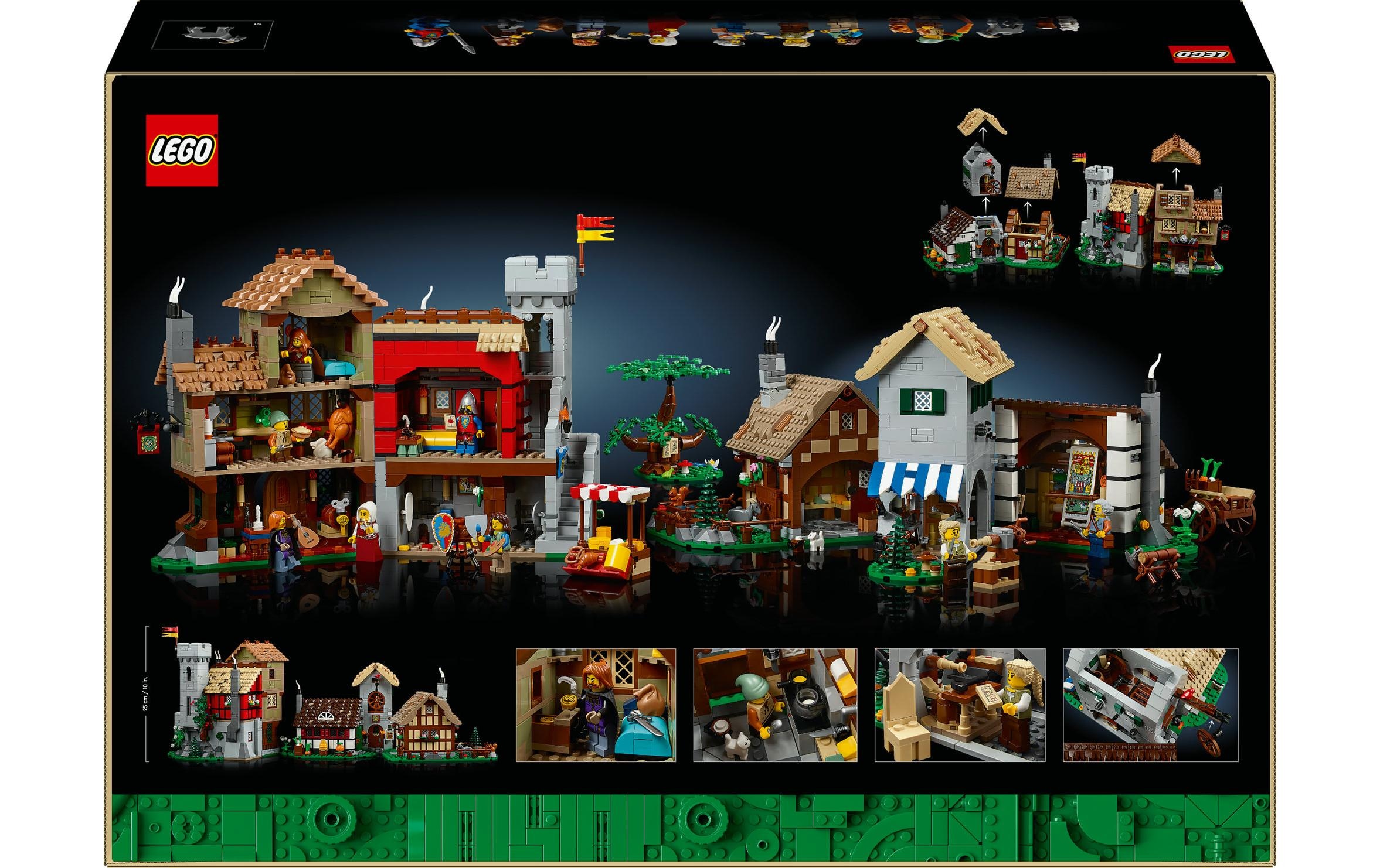 LEGO® Spielbausteine »Icons Mittelalterlicher Stadtplatz 10332«, (3304 St.)