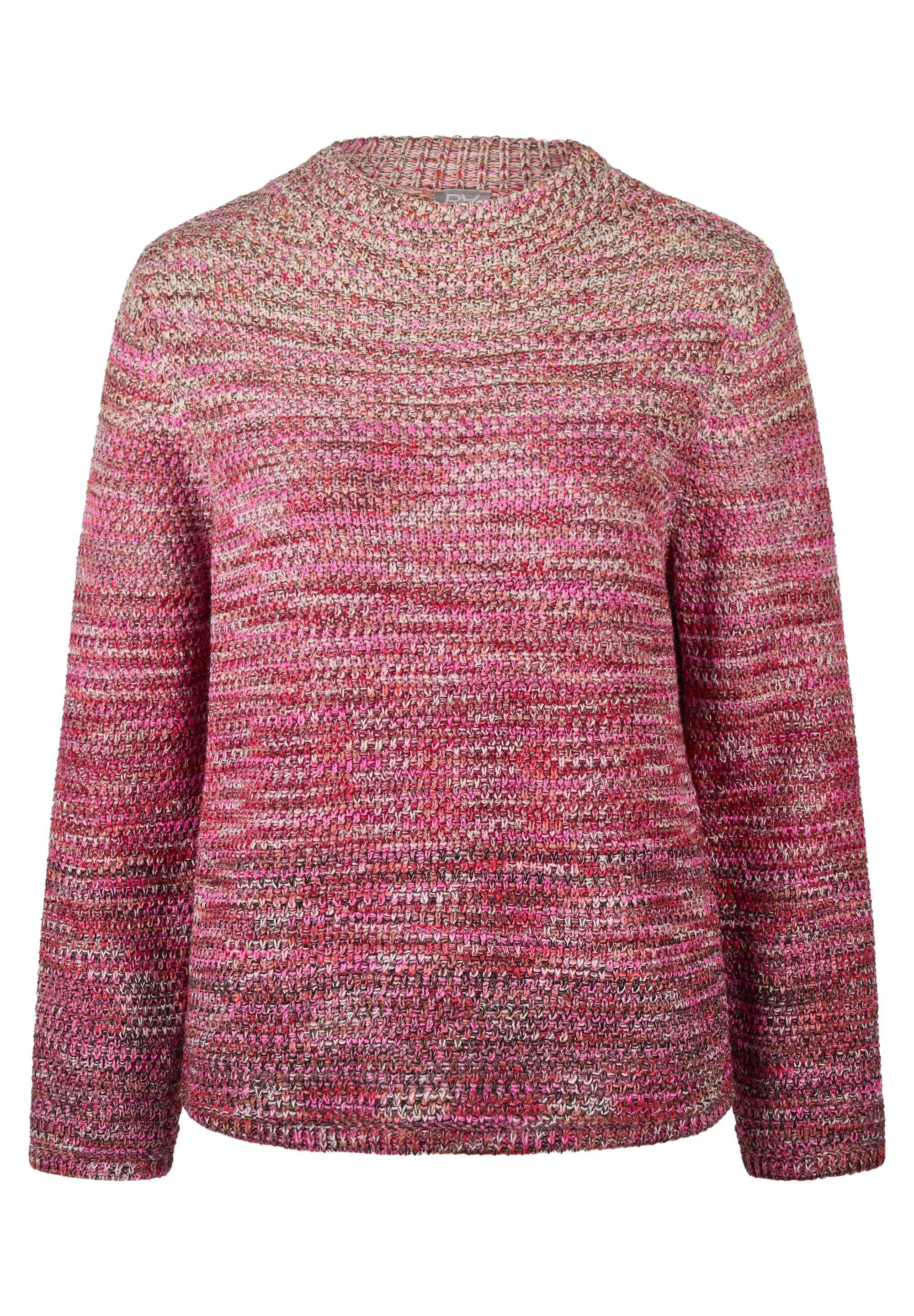 Rabe Strickpullover Grober Strickpullover mit Farbverlauf