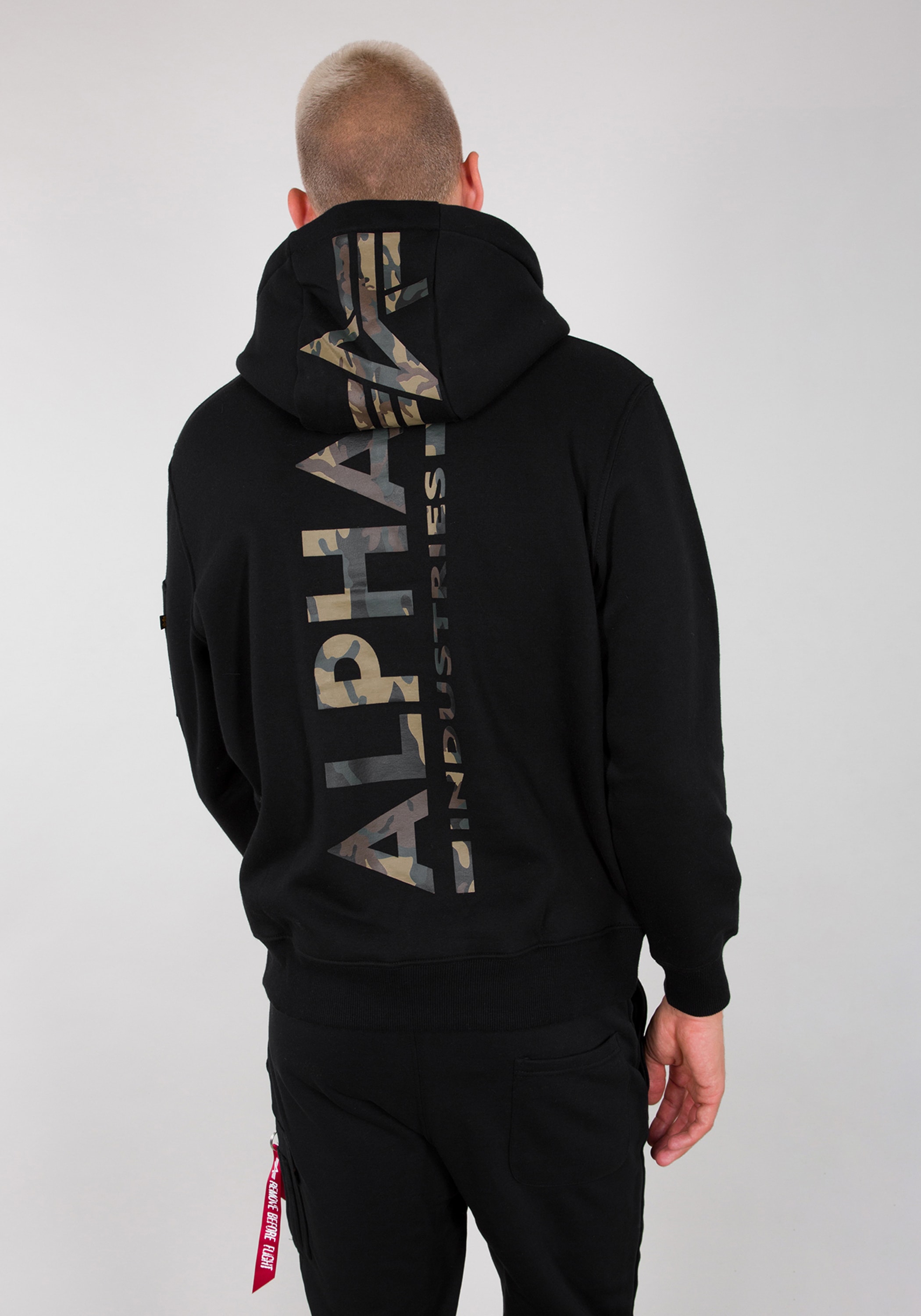 Alpha Industries Hoodie »Alpha Industries Men - Hoodies BP Hoodie Camo Print«