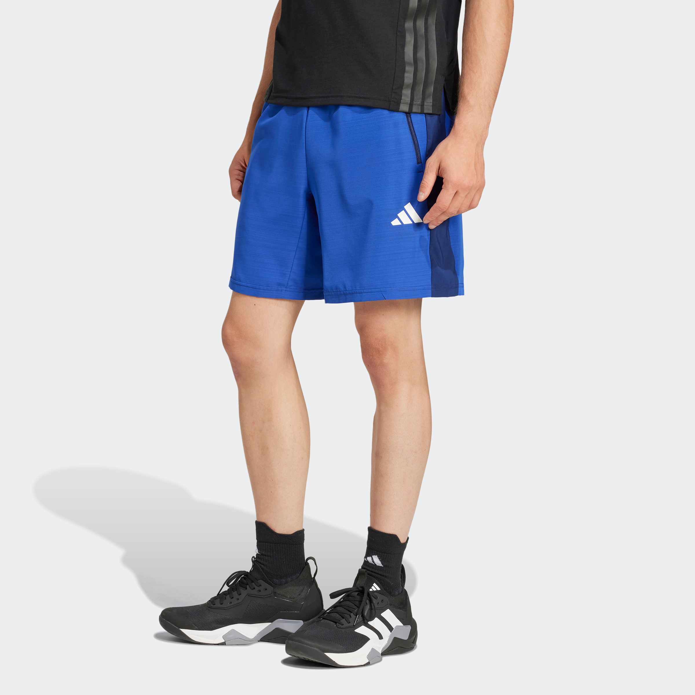 adidas Performance Shorts »TR-ES WV MEL S«, (1 tlg.), Trainingsshorts, meliert, leicht & atmungsaktiv