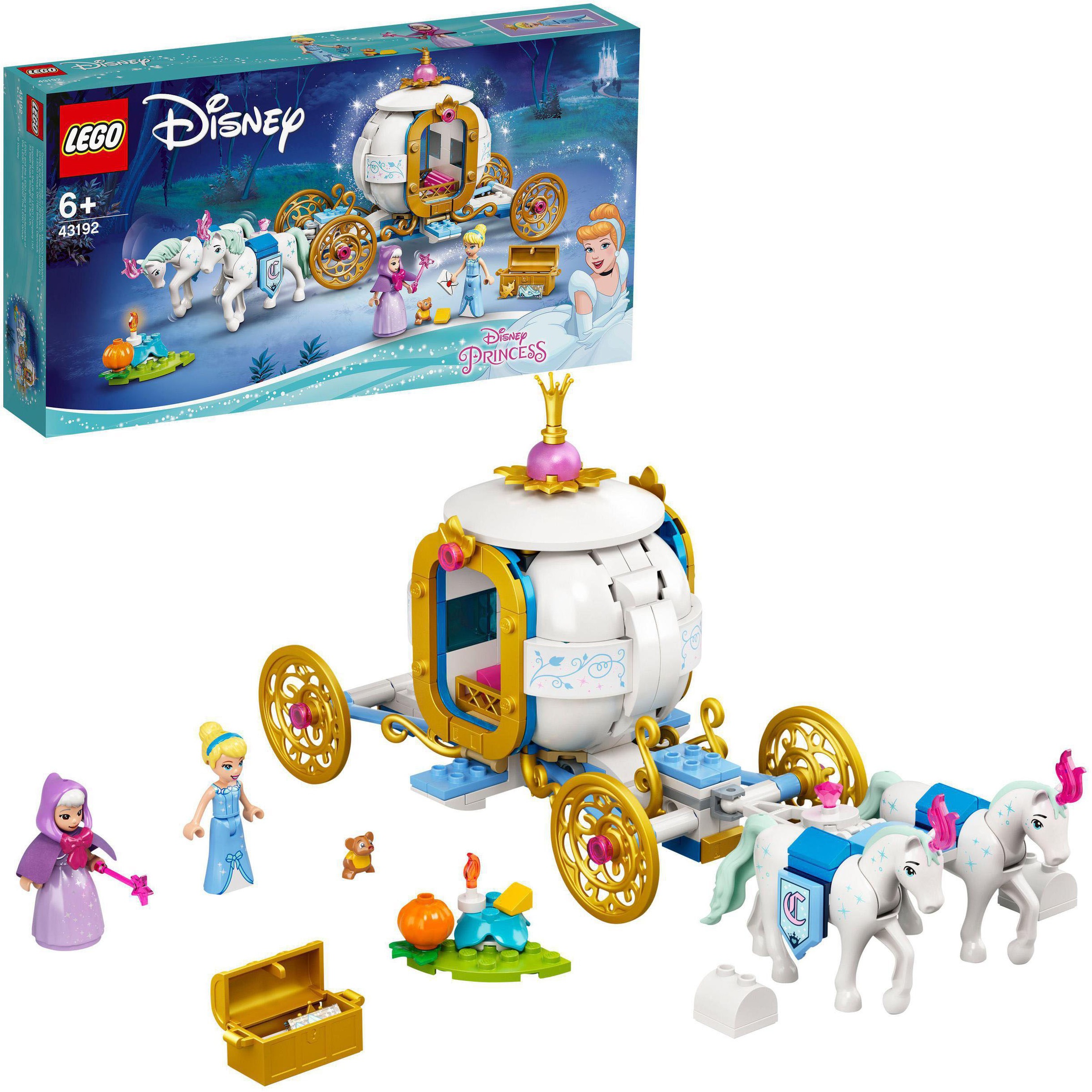 Image of LEGO® Konstruktionsspielsteine »Cinderellas königliche Kutsche (43192), LEGO® Disney Princess™«, (237 St.), Made in Europe bei Ackermann Versand Schweiz