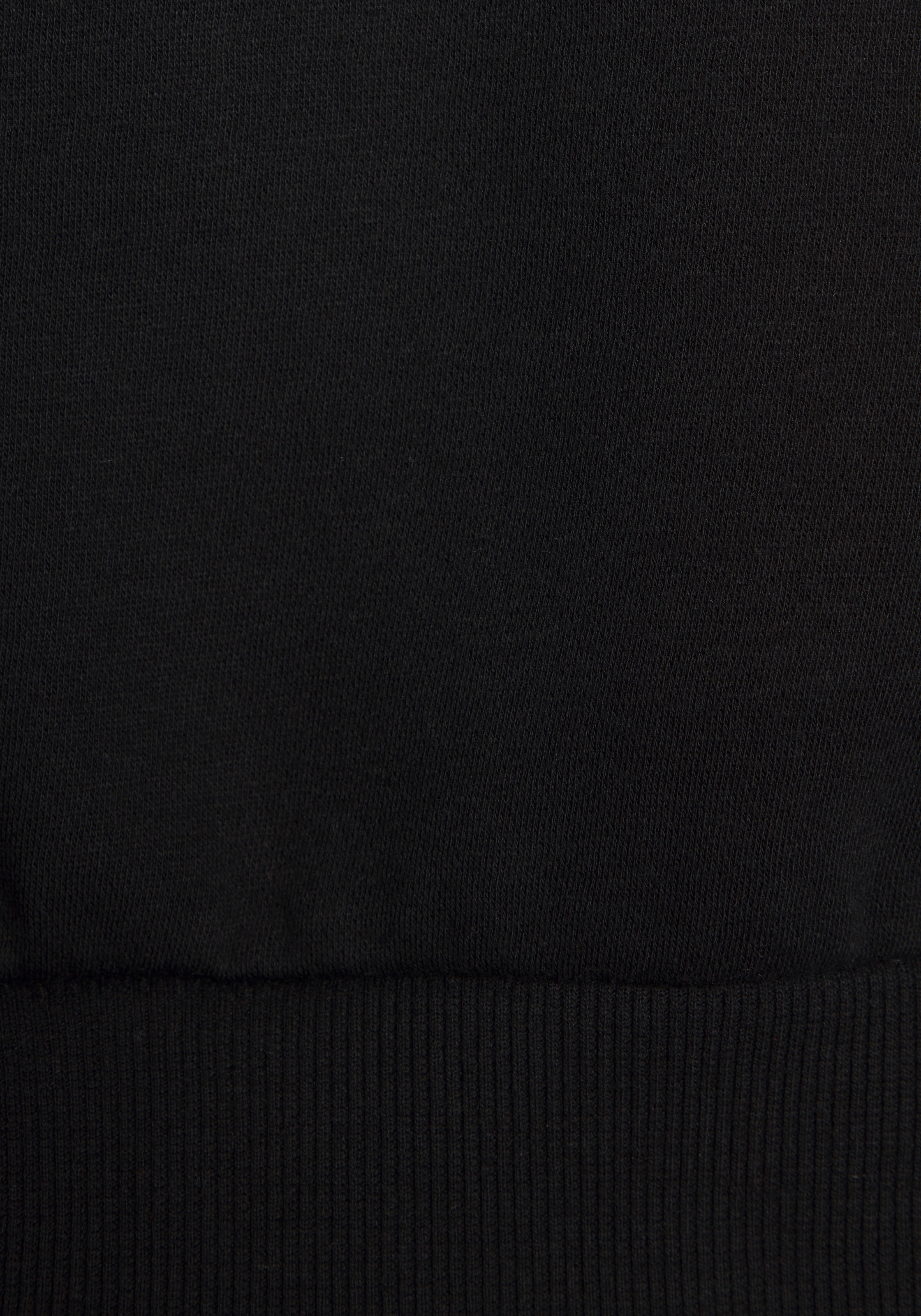 Bench. Loungewear Sweatshirt, mit Logoschriftzug und Reissverschluss