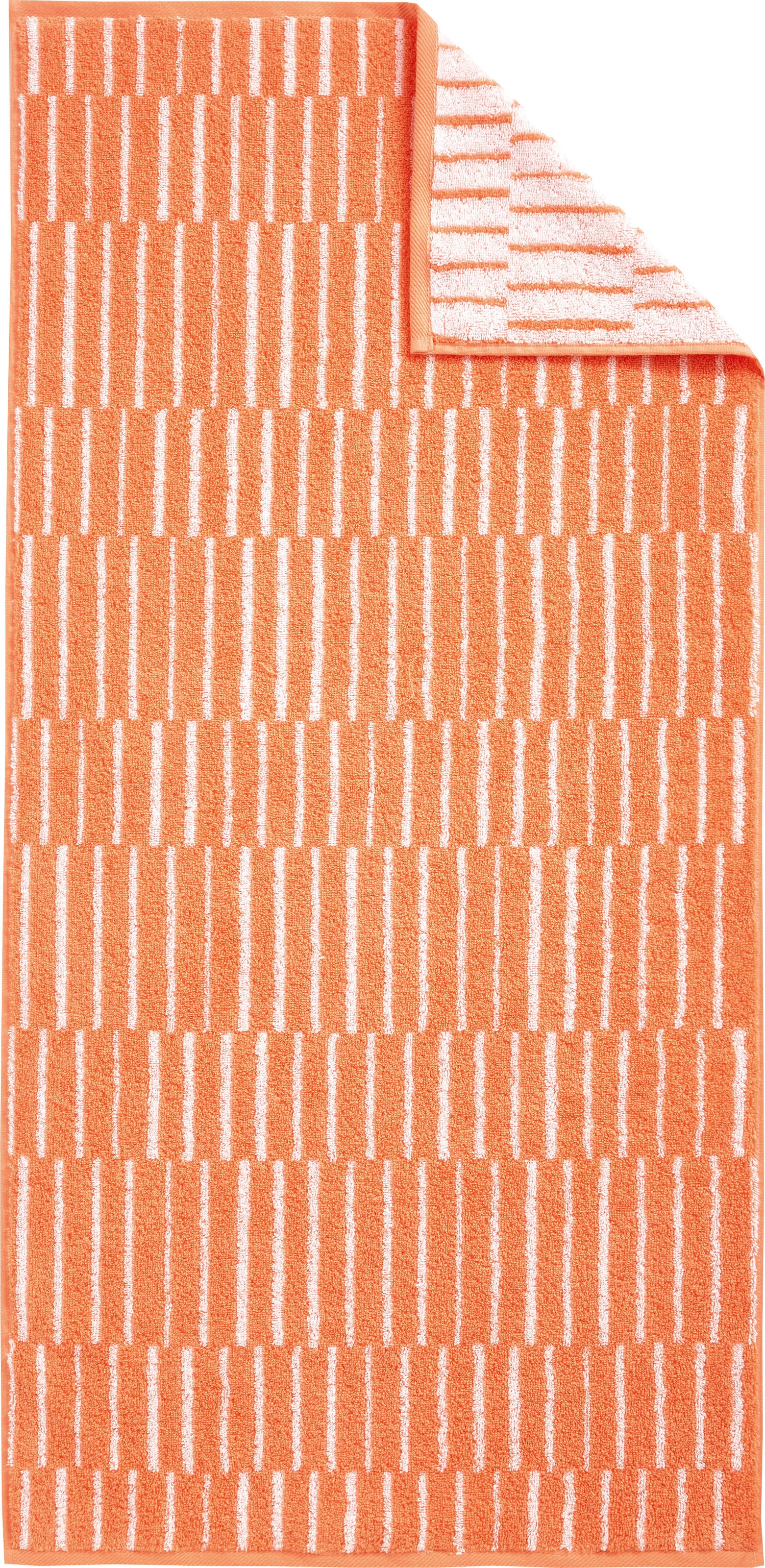 Dyckhoff Handtuch Set »New Coral Panels«, Set, 3 tlg., Walkfrottier, 2 Handtücher (50x100 cm) und 1 Badetuch (70x140 cm)