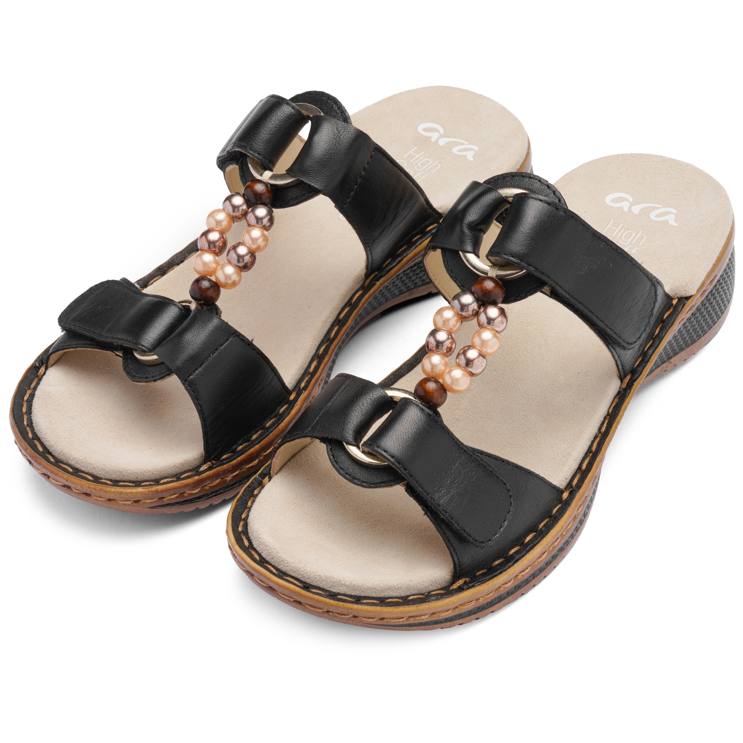 Ara Pantolette »HAWAII«  Chaussure à enfiler, chaussure confortable avec fermetures auto-agrippantes, largeur G