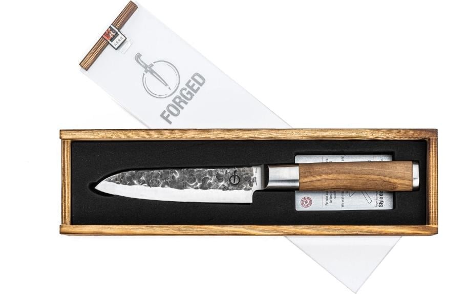 Image of Santokumesser "Forged Olive 13 cm"
