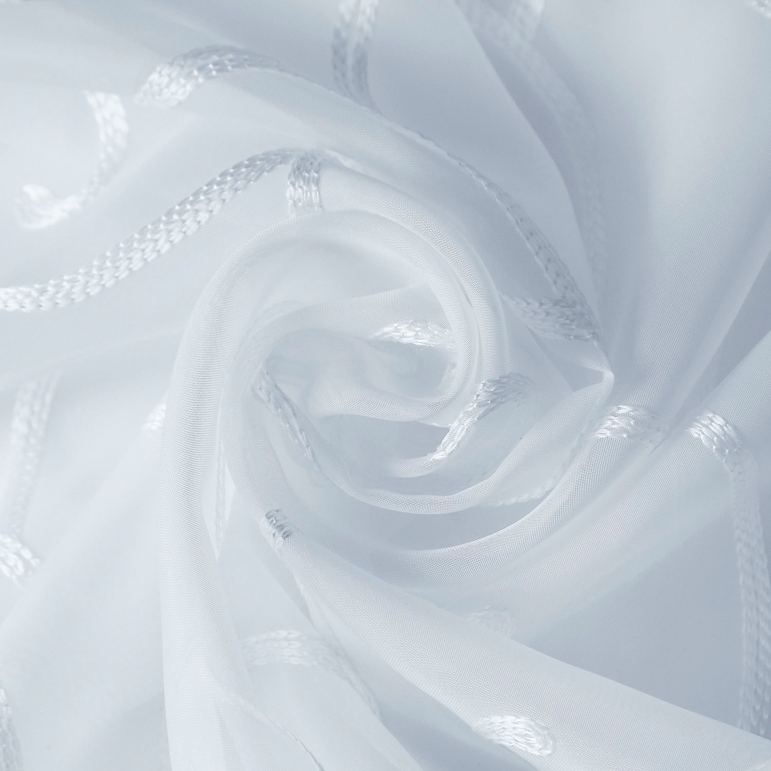 Gerster Gardine »Rachel« Ösen 1 Stk. tlg. Ösenschal bestickt allover