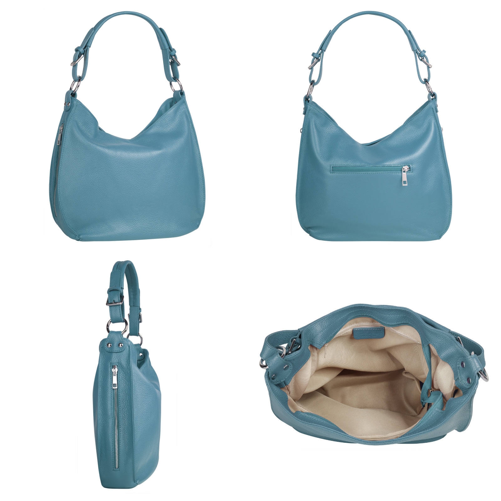 Samantha Look Shopper, echt Leder, Made in Italy