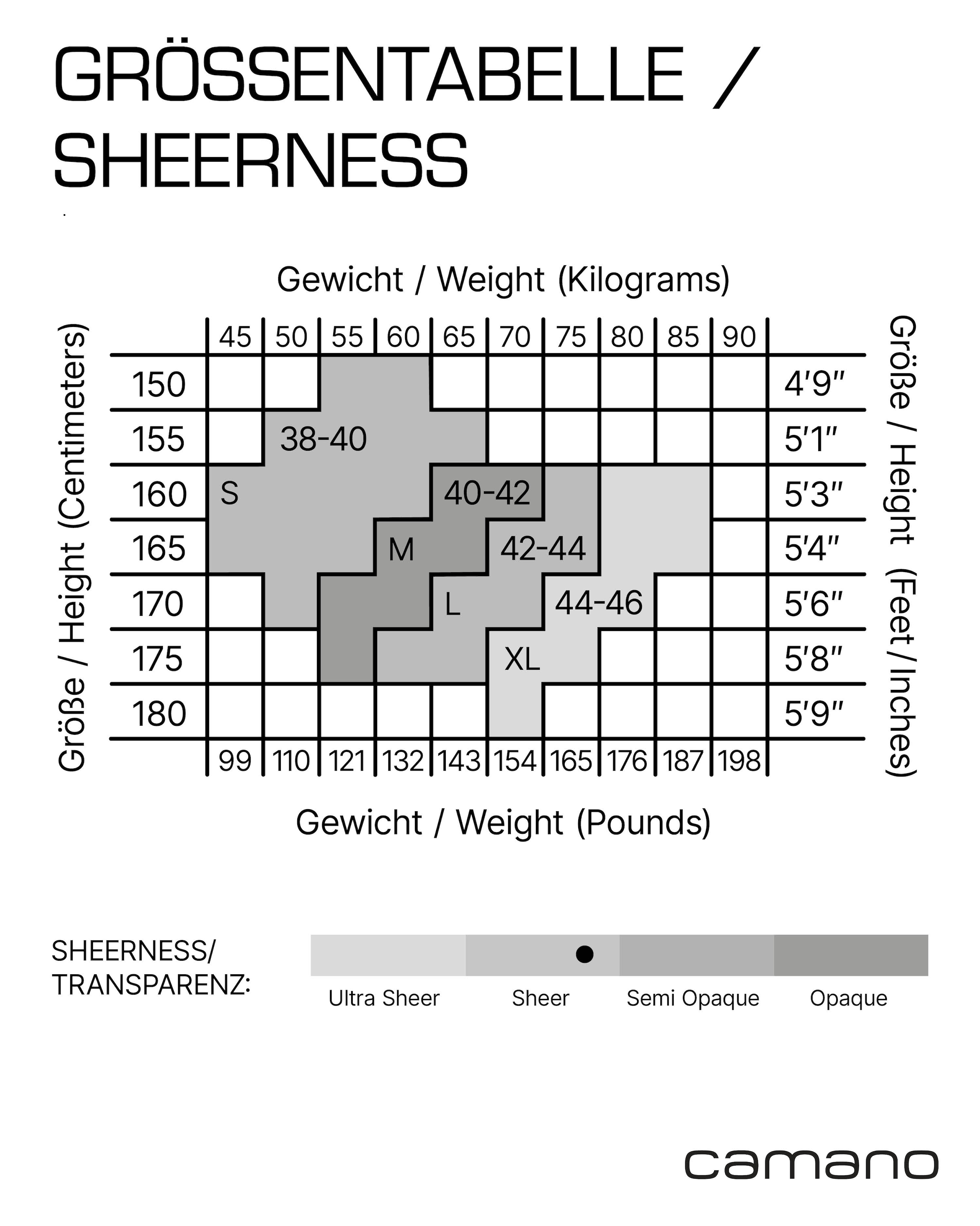 Camano Collants taille-basse »fine seductive« 30 matter Effekt, elegant