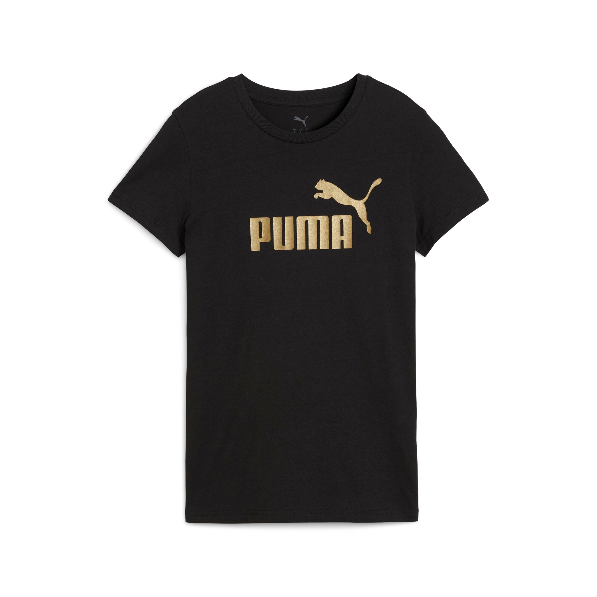 PUMA T-shirt »ESS NO 1 LOGO METALLIC TEE« manches courtes, col rond