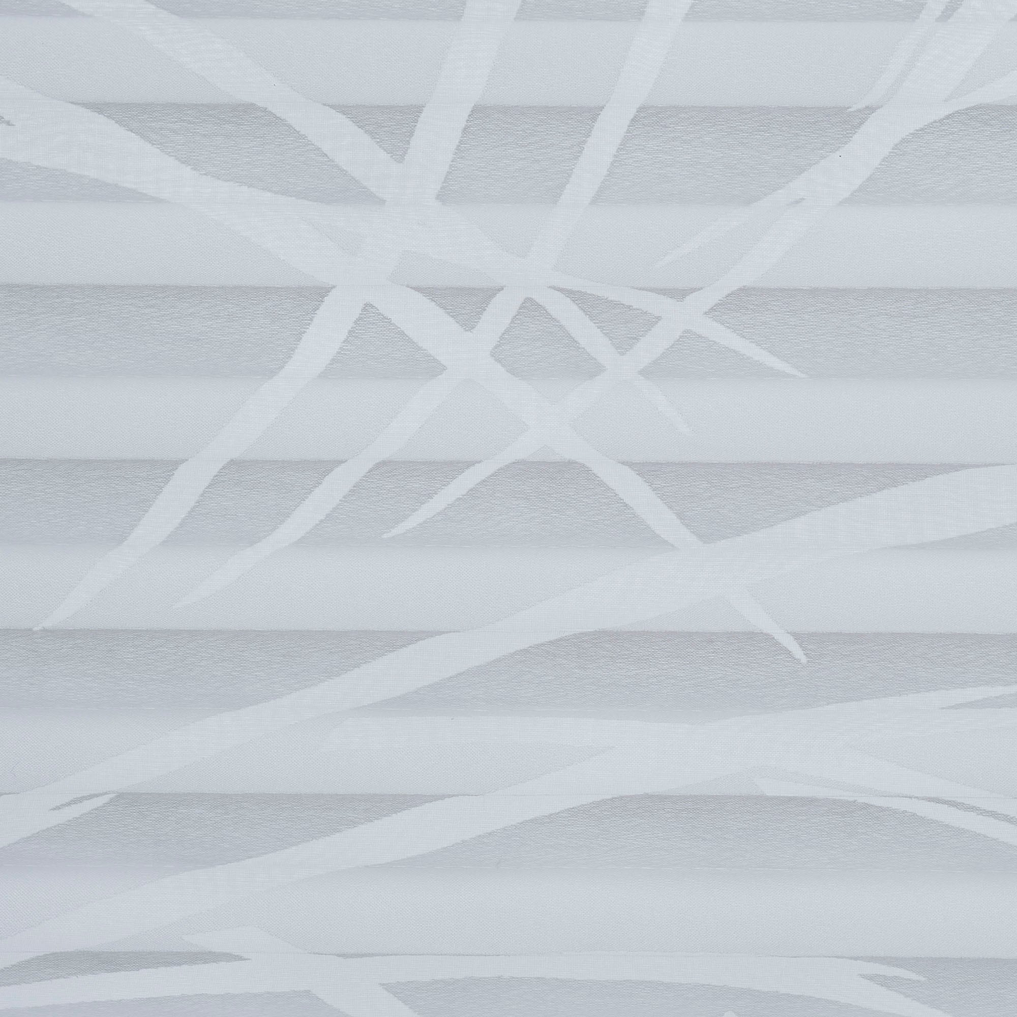 Liedeco Plissé »Klemmfix-Plissee Ausbrenner "Symphonie" verspannt, weiss« semi-transparent Aucun perçage requis sous tension devoré, semi-transparent, montage par pince