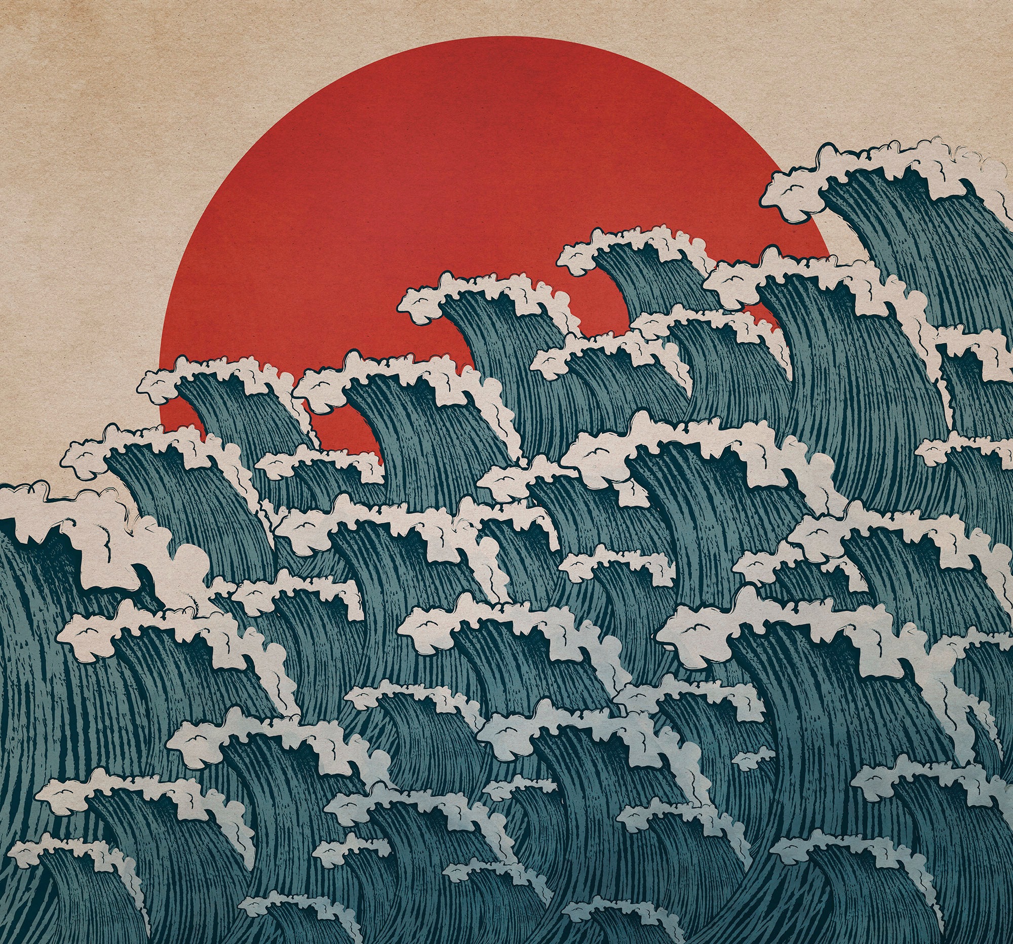 Image of Komar Fototapete »Vliestapete Nami«, bedruckt-geblümt-floral-realistisch, 300 x 280 cm bei Ackermann Versand Schweiz