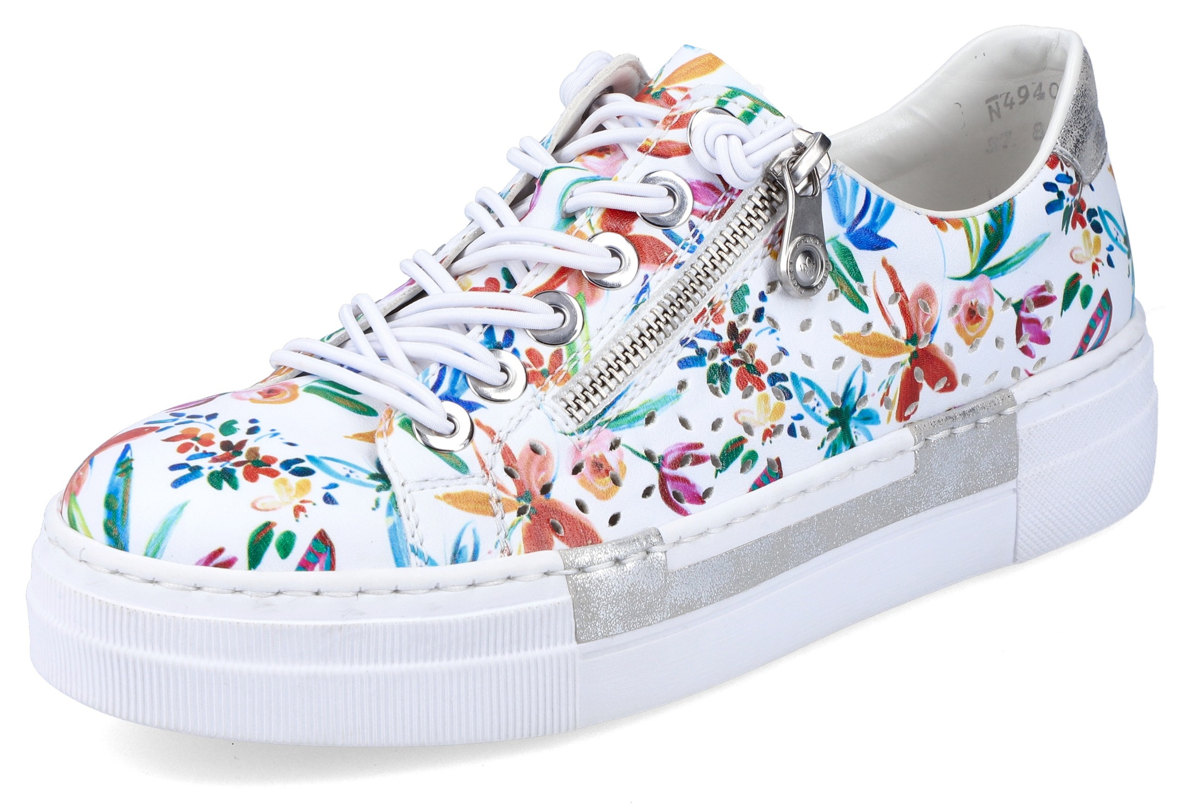 Image of Rieker Plateausneaker, mit frühlingshaftem Blütenprint bei Ackermann Versand Schweiz
