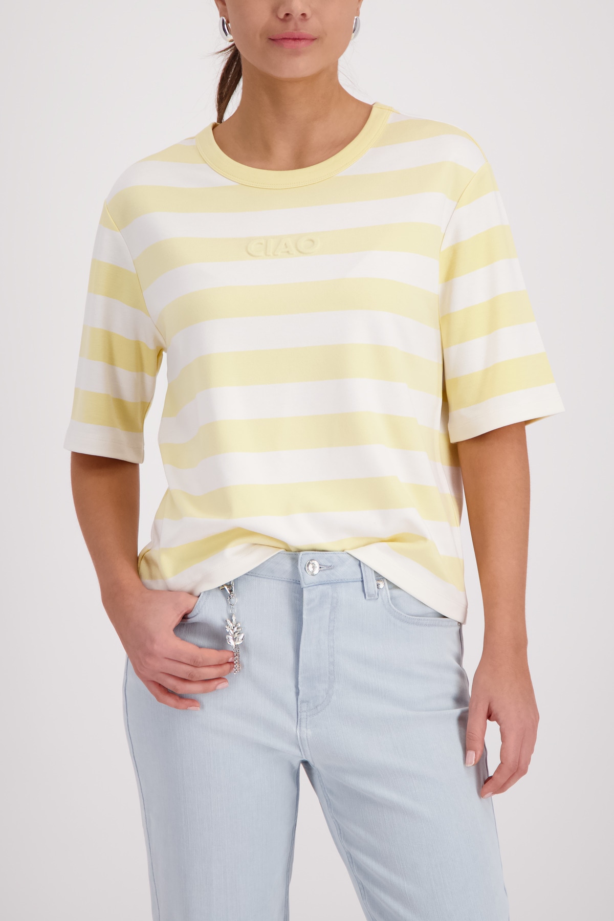 Image of Monari Sweatshirt "Sweatshirt Basic Ringel", Regular fit mit Streifen