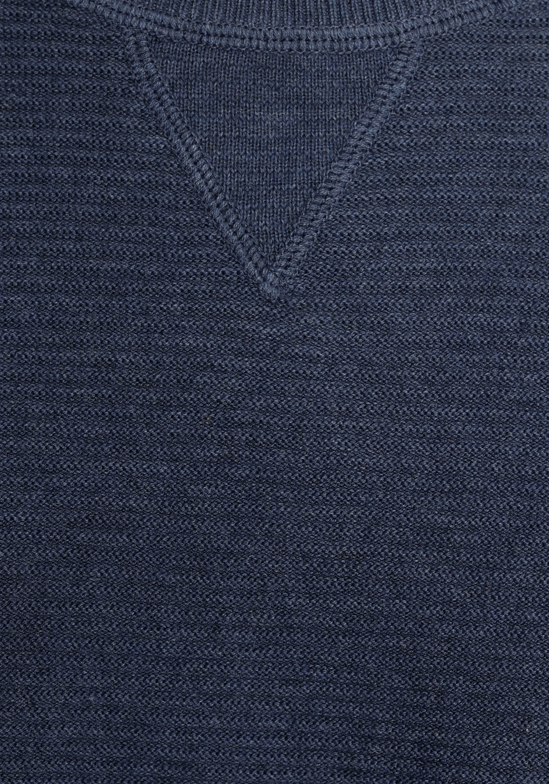 OLYMP Pull à col rond »OLYMP Strick Casual« mit modischem Strukturmuster