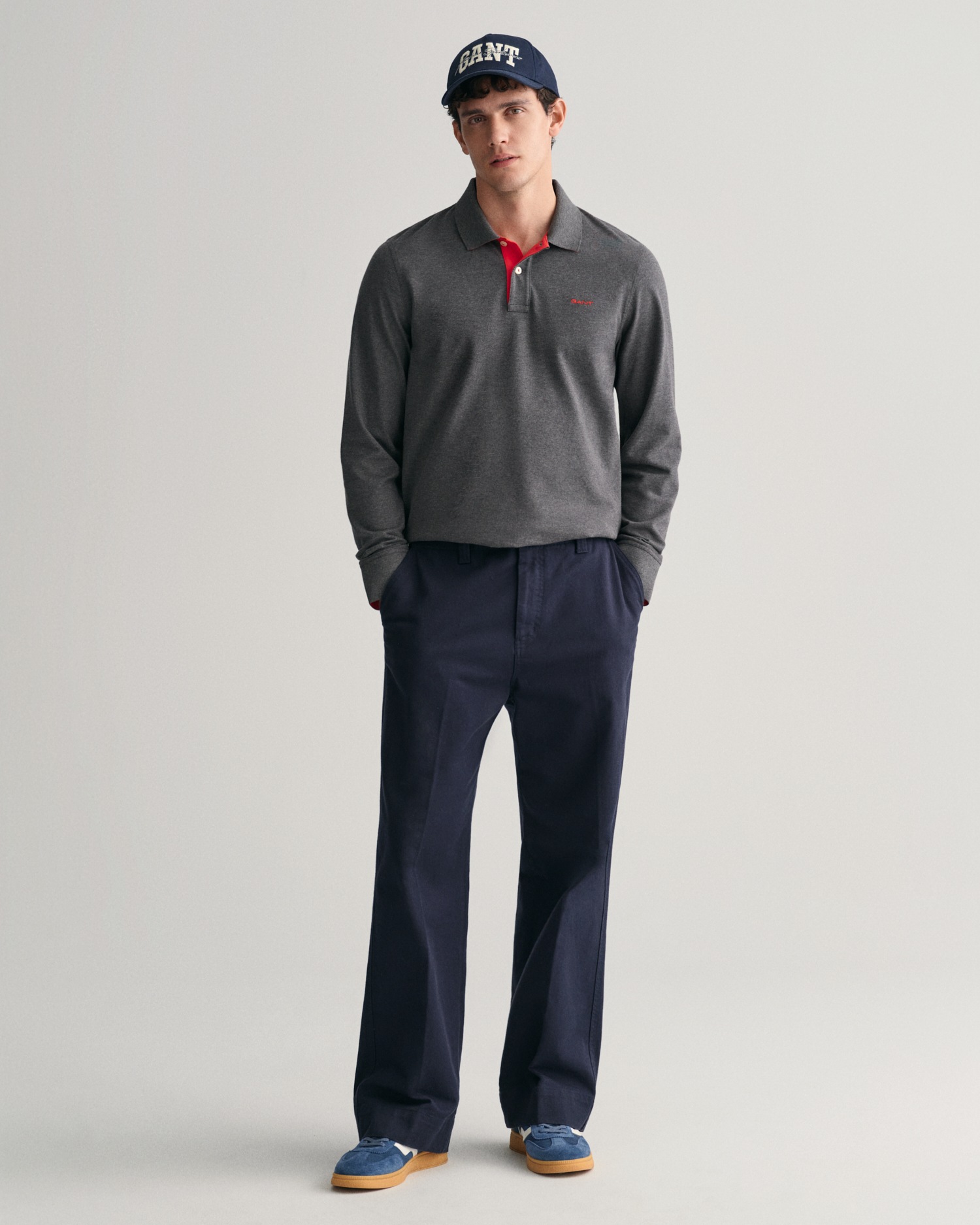 Gant Poloshirt »REG CONTRAST PIQUE LS POLO«, mit kontrastfarbenen Einsätzen
