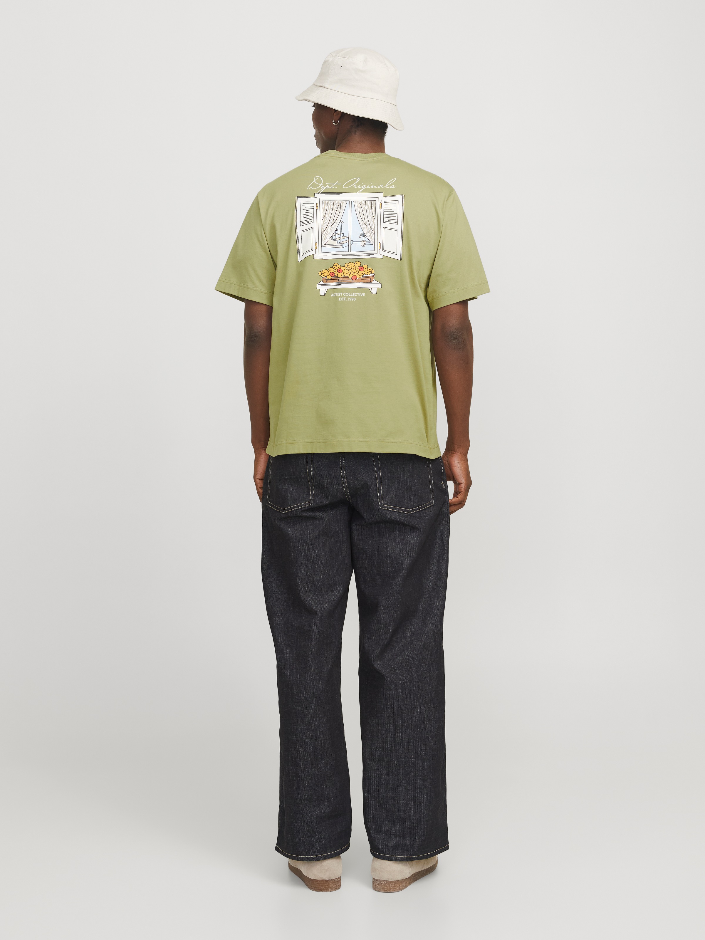 Jack & Jones T-Shirt »JORISLINGTON BACK TEE SS CREW NECK SN«