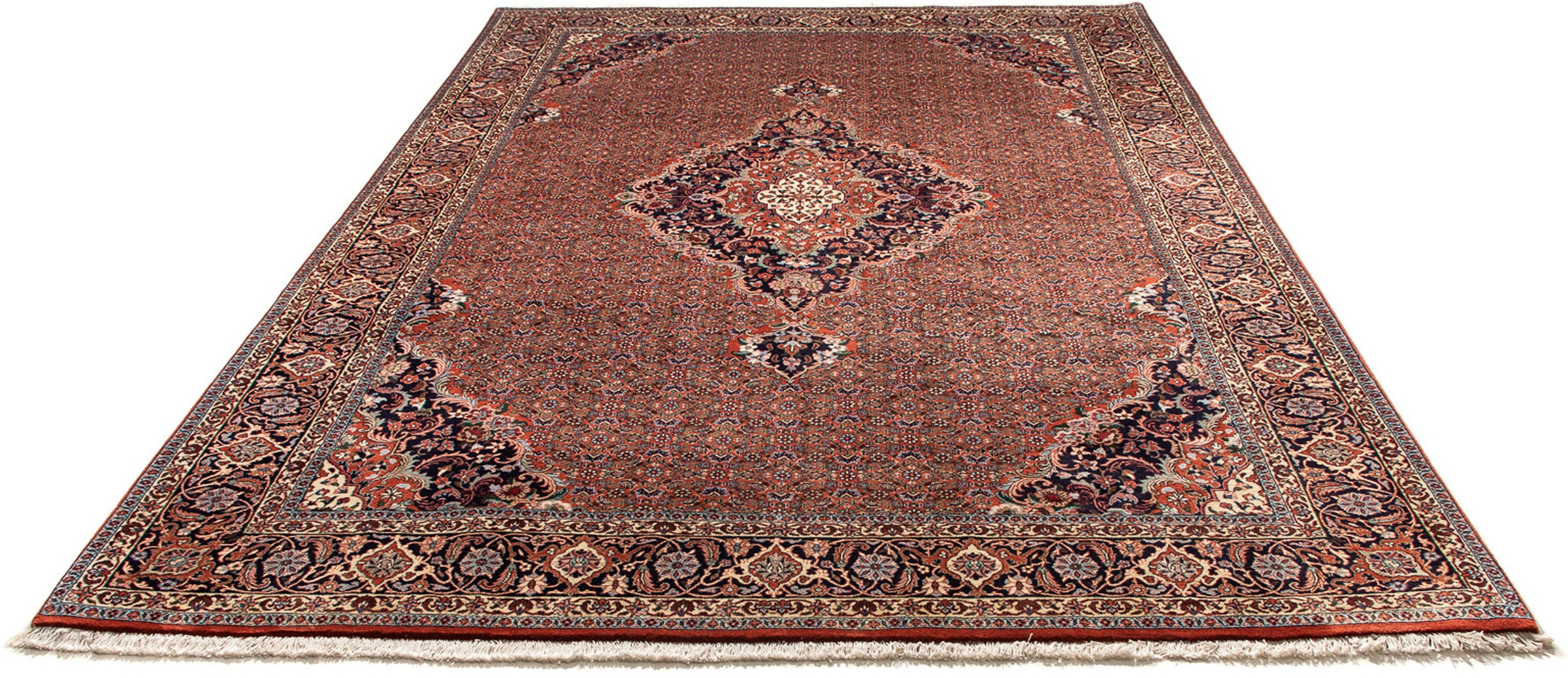 Image of morgenland Orientteppich »Perser - Bidjar - 298 x 203 cm - mehrfarbig«, rechteckig, 15 mm Höhe, Wohnzimmer, Handgeknüpft, Einzelstück mit Zertifikat bei Ackermann Versand Schweiz