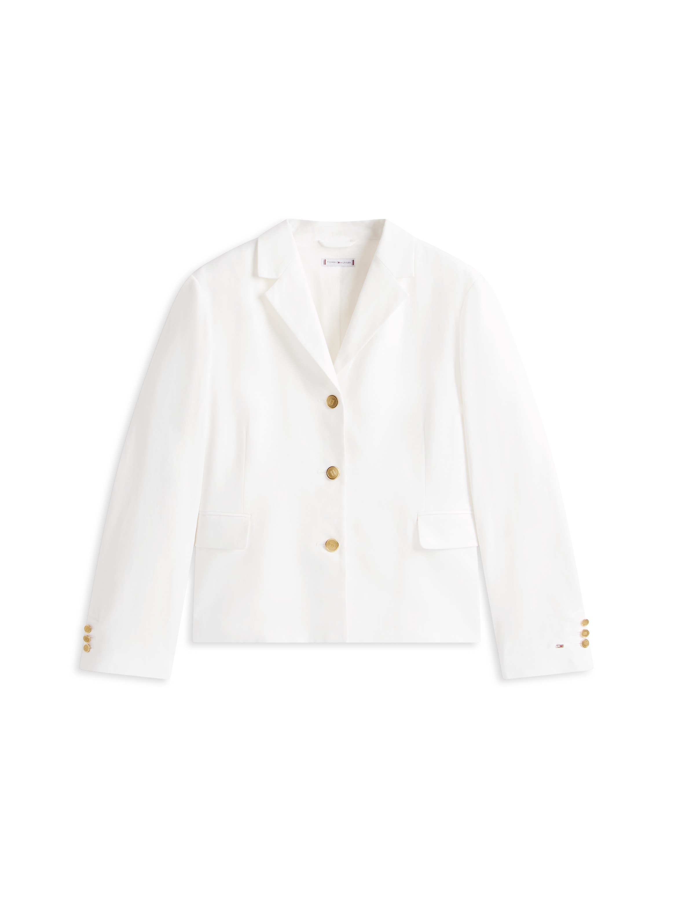 Tommy Hilfiger Curve Jackenblazer »CRV LINEN MIX SLIM BLAZER« in grossen Grössen