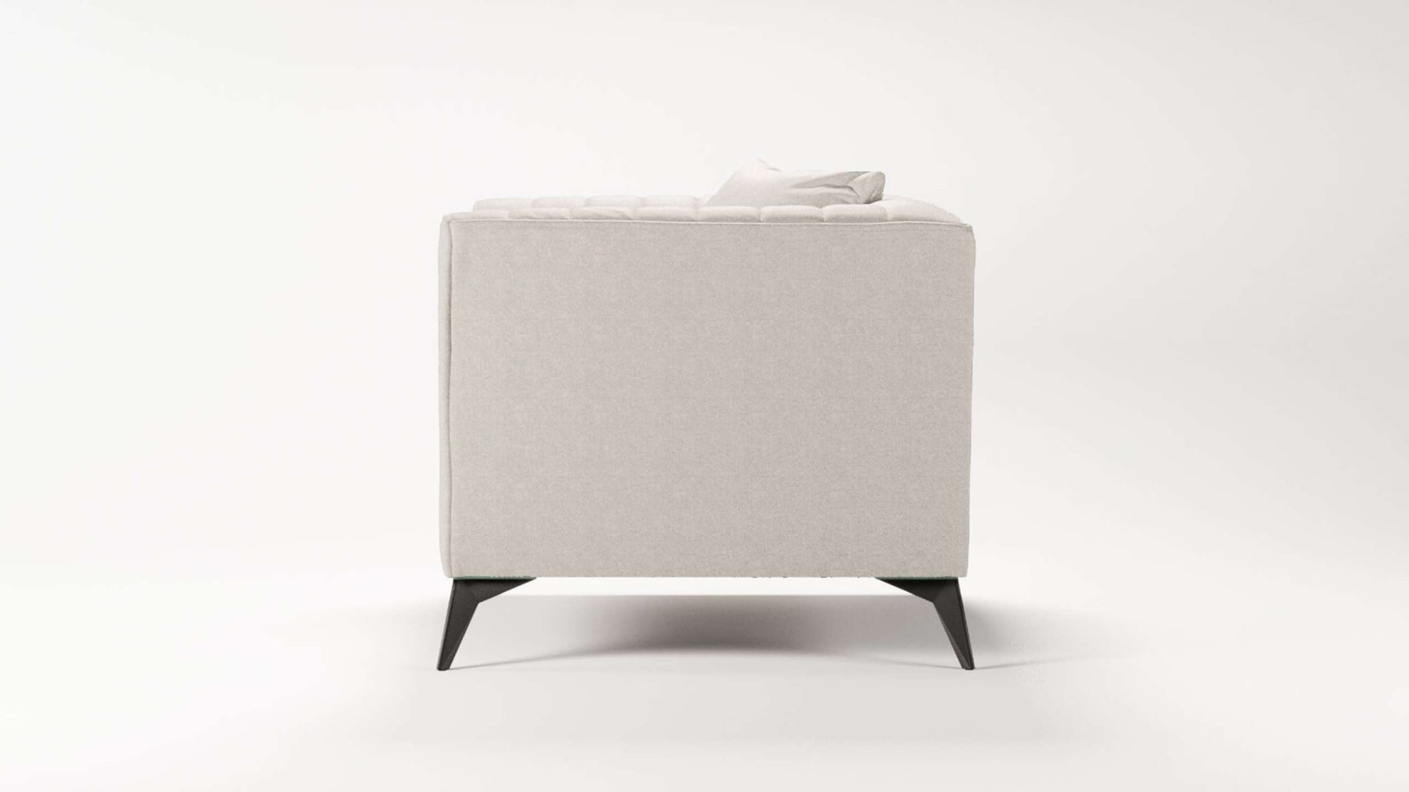 Places of Style Sessel »MATTHEW Loungesessel, Masse B/T/H: 99/86/74 cm«, incl. 1 Zierkissen, Steppung im Rückenbereich