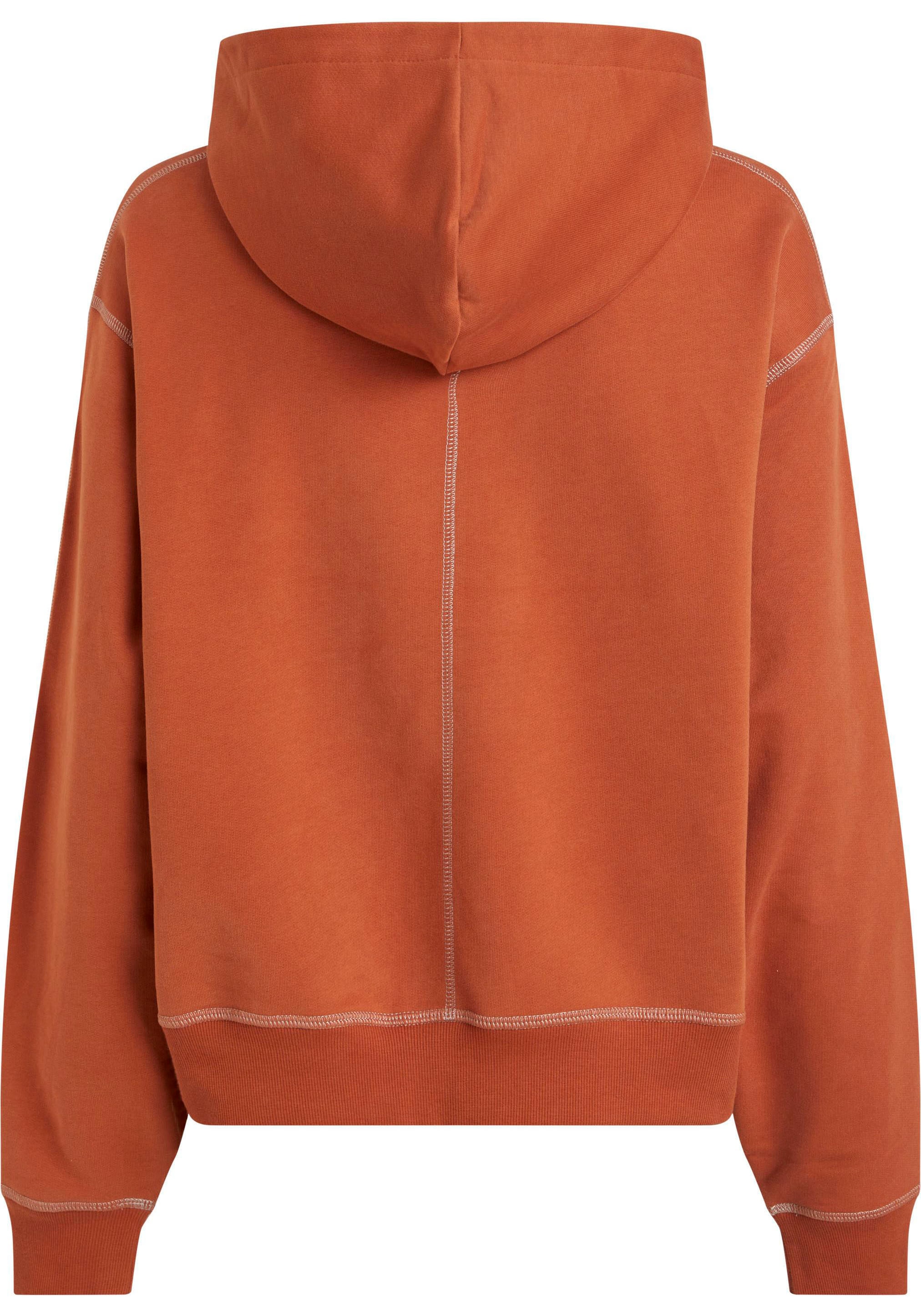 ♕ Calvin Klein »HOODIE«, Kapuzensweatshirt mit versandkostenfrei kaufen Logostickereien