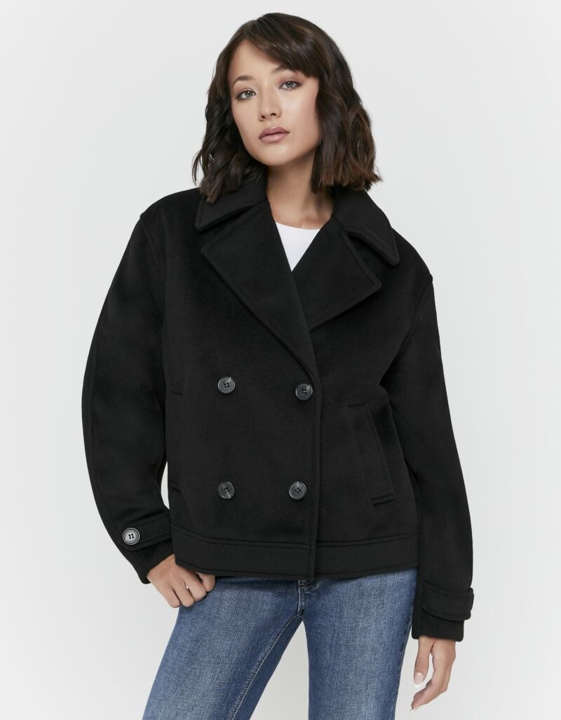 Image of Tally Weijl Kurzjacke "SCOPEVAVIANA" doppelreihig im oversized Fit mit breitem Revers