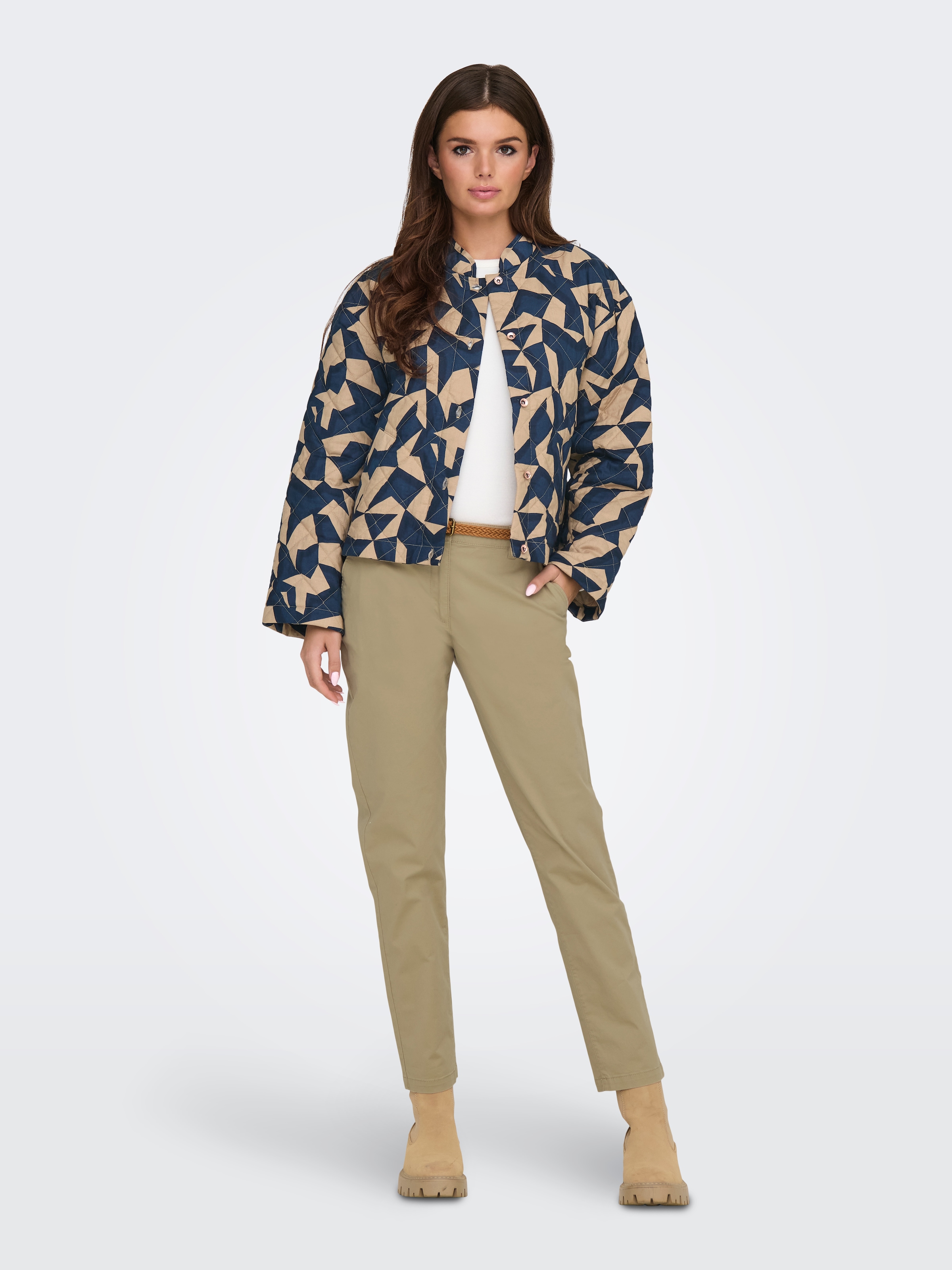 JDY Chinos »JDYCHICAGO MW BELTED CHINO PANTS PNT DIA«