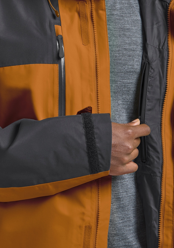 Jack Wolfskin Veste fonctionnelle »JASPER 2L JKT M« mit Kapuze Wasserdicht, atmungsaktiv, Übergangsjacke