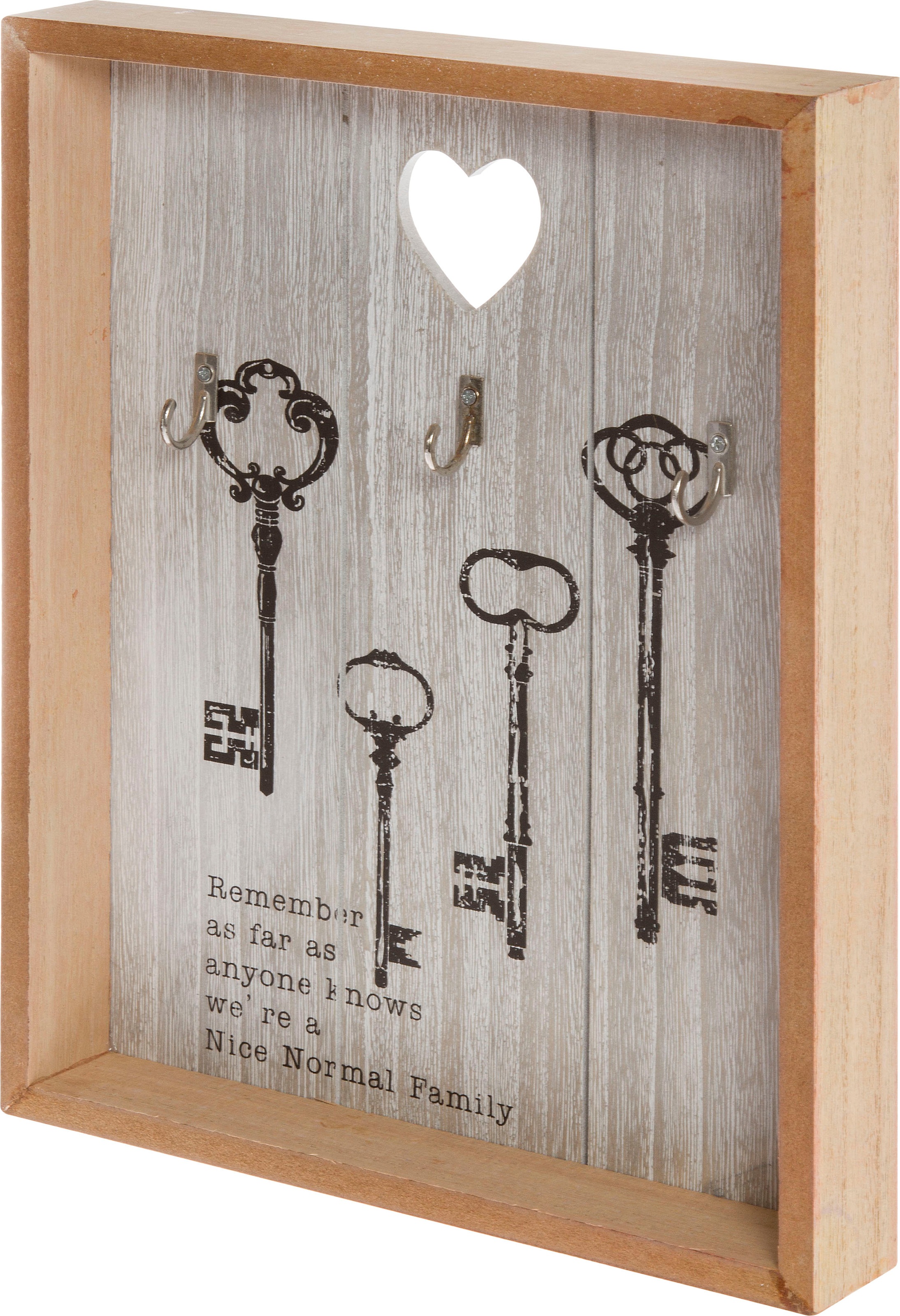 Image of Myflair Möbel & Accessoires Schlüsselkasten »Symar, creme«, Schlüsselbrett, mit 3 Haken bei Ackermann Versand Schweiz