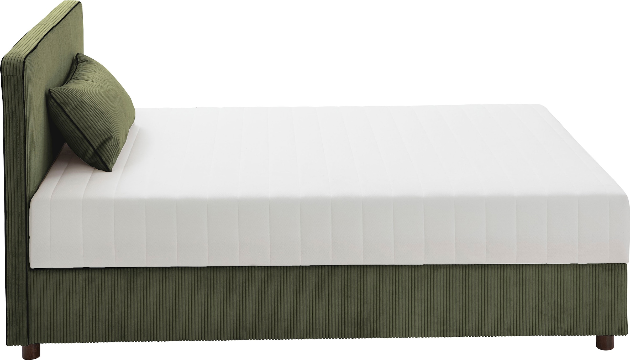 ATLANTIC home collection Bett »Corinna« Boxbett inkl. Stauraum, Cord, erhältlich in unterschiedlichen Breiten