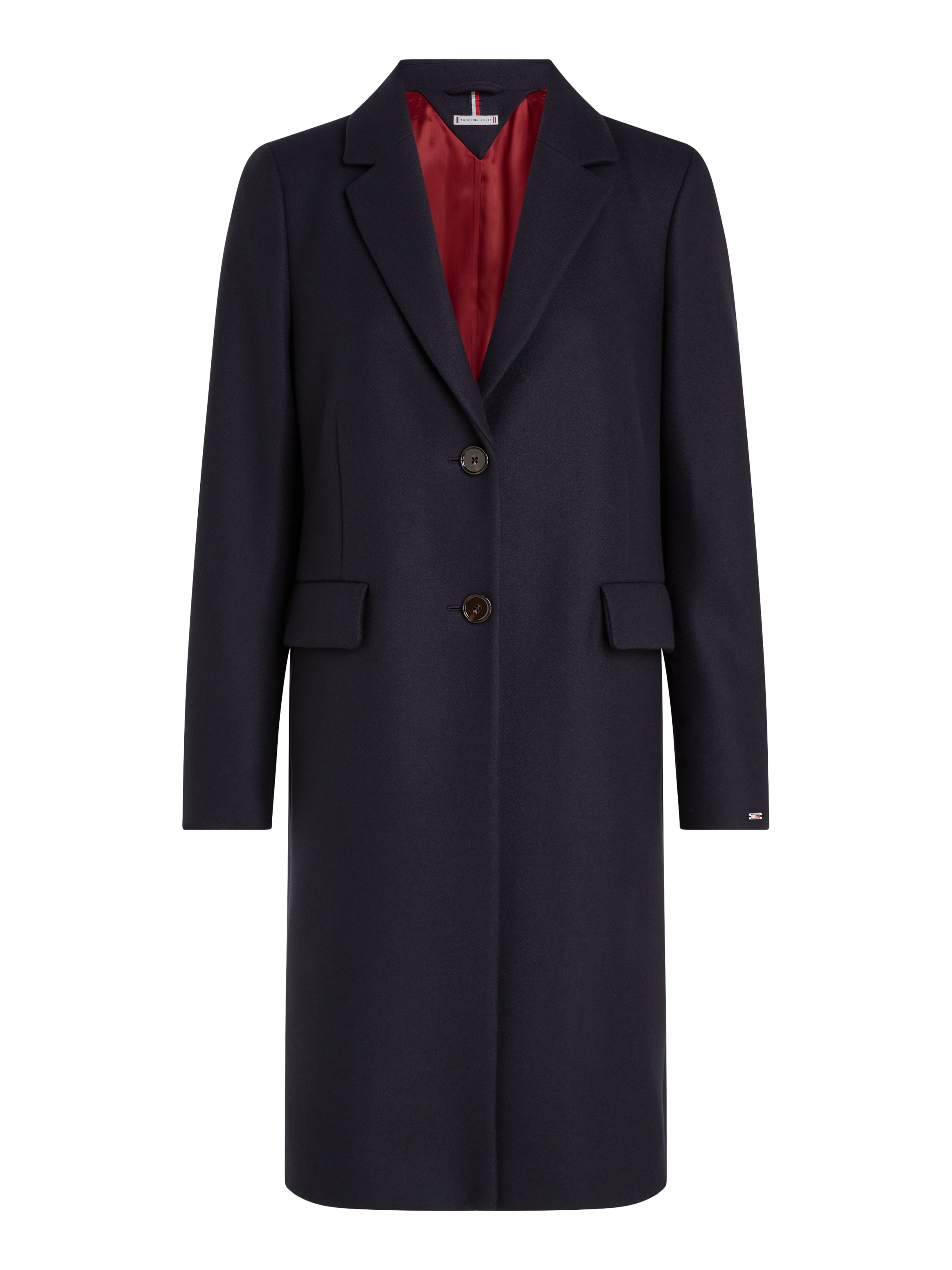Tommy Hilfiger Langmantel, mit Logoprägung