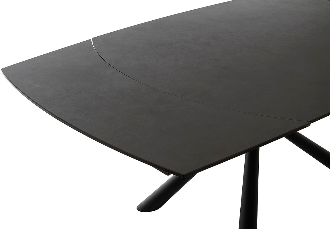 MCA furniture Esstisch »NICOSIA Vierfusstisch 130-190 cm«, (Einzelstück), Keramik, Metall, Rotationsauszug, ausziehbar, Tischplatte 11 mm