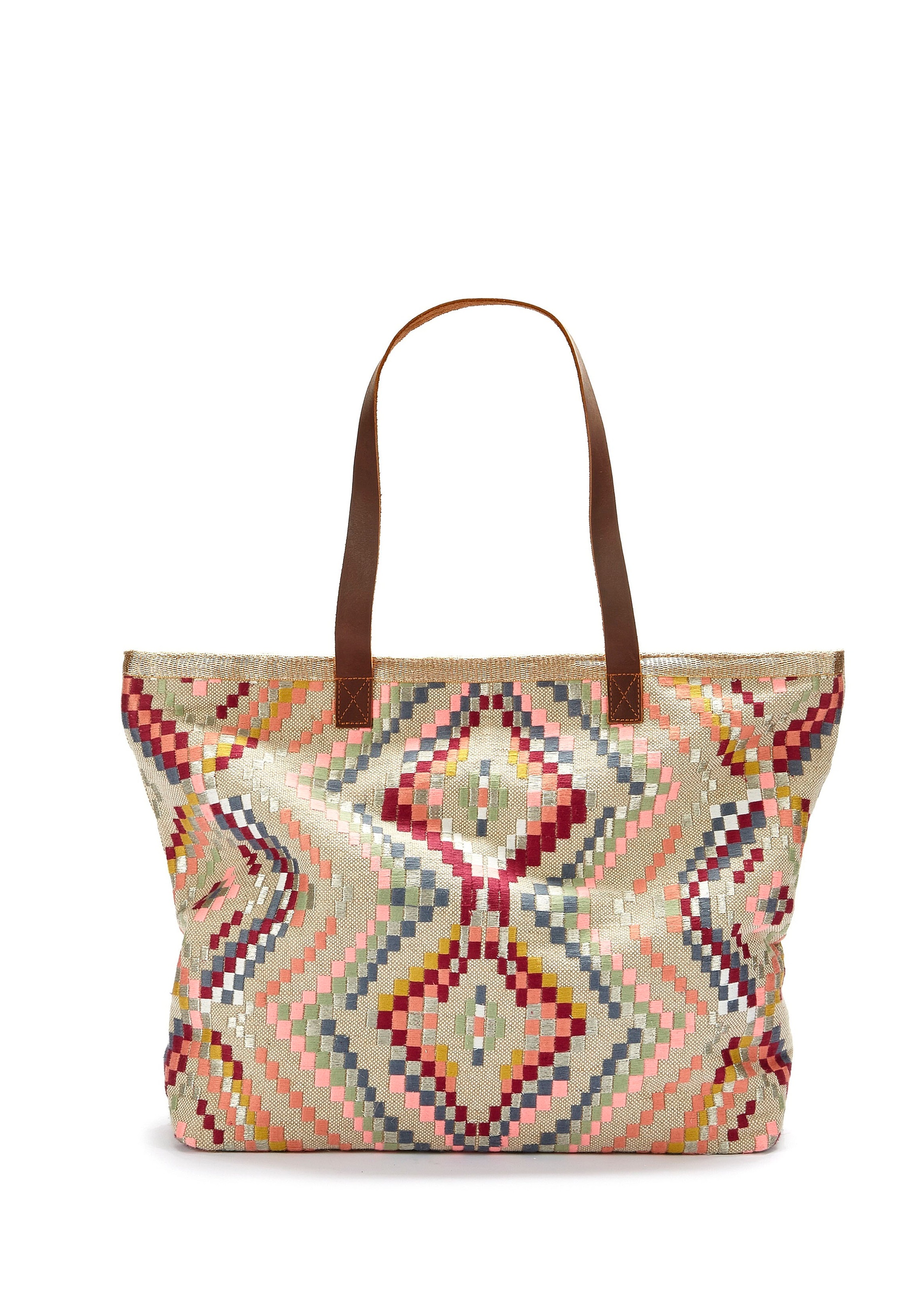 Image of LASCANA Handtasche, Strandtasche mit Bestickung bei Ackermann Versand Schweiz
