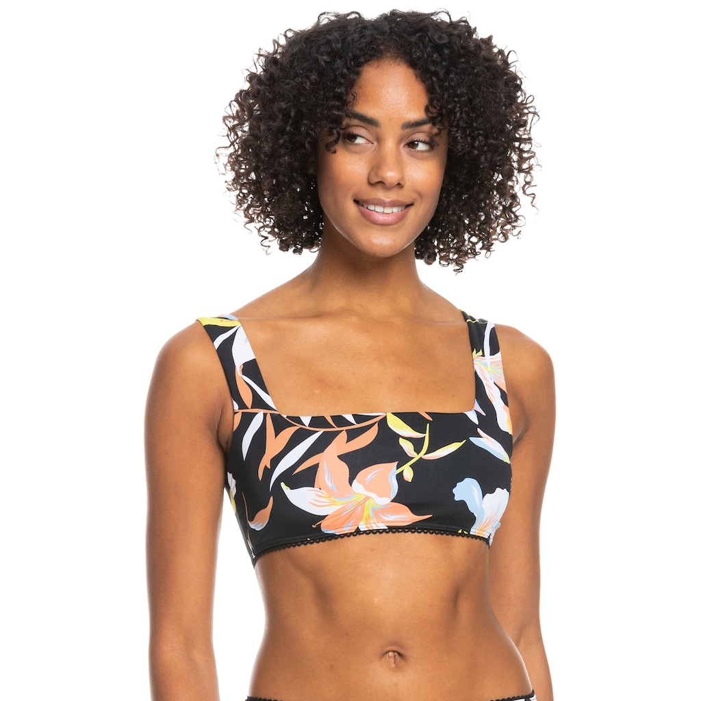 Roxy Bandeau-Bikini-Top »Hibiscus Wave«