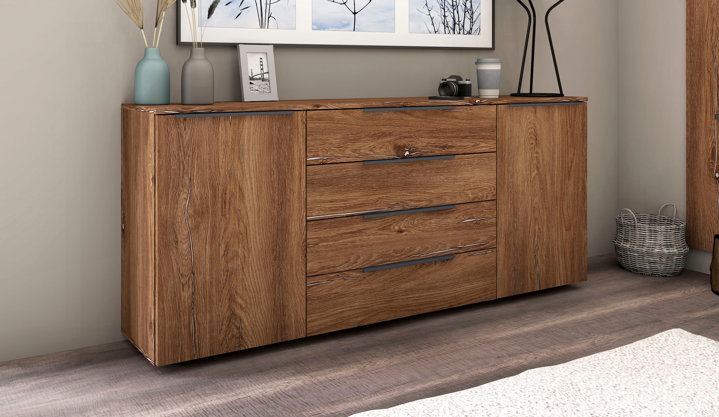 borchardt Möbel Sideboard »Tom«, Breite 166 cm