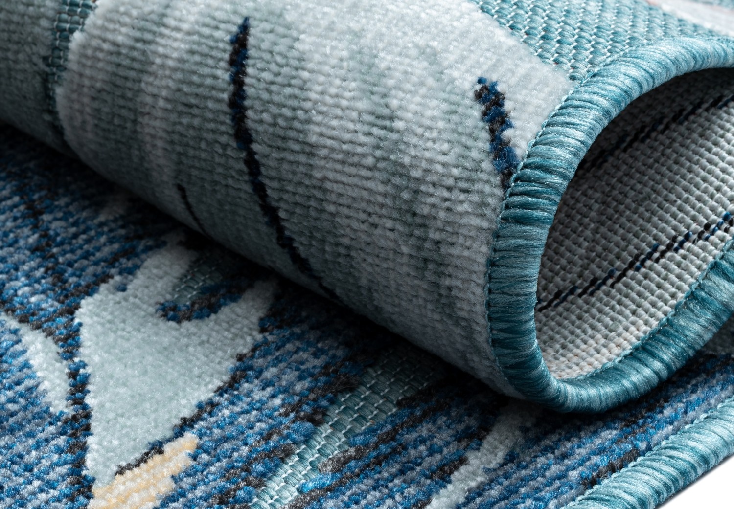 Myflair Möbel & Accessoires Teppich »Cloud, LAGERRÄUMUNG!«, rechteckig, 8 mm Höhe, Flamingo Motiv, mit Bordüre, Outdoor geeignet, Balkon, Terrasse