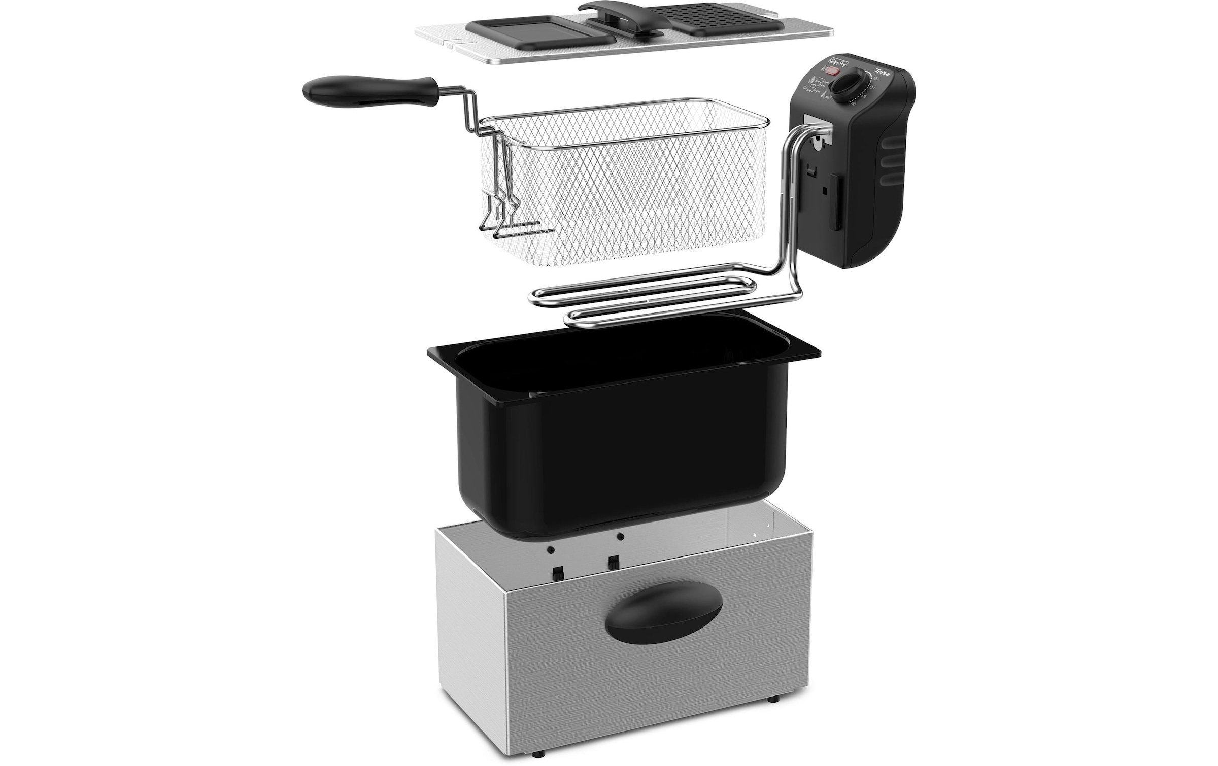 Trisa Fritteuse »Crispy Fry 3 kg«, 2000 W, Fassungsvermögen 3 l