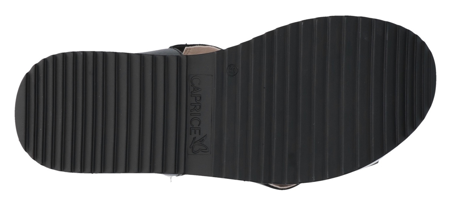 Caprice Sandale  , Sommerschuh, Sandalette, Klettschuh, mit praktischem Klettverschluss